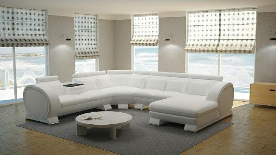 Ecksofa Europe Design JVmoebel schwarze luxus Made modern in Sofa Designer Neu, U-Form Stilvoll