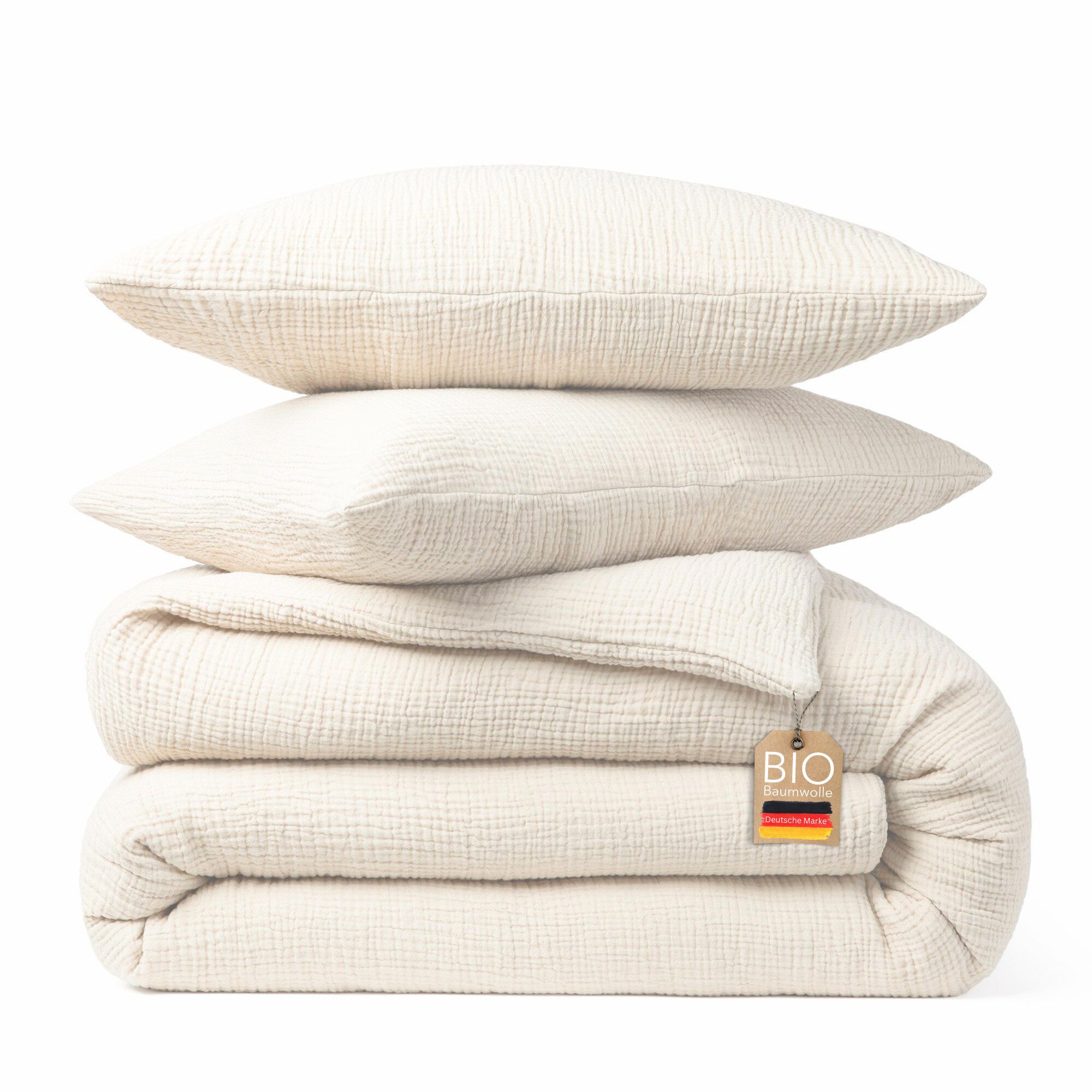 blanketino Bettwäsche Bettbezug Set aus 100% Musselin Bio-Baumwolle, atmung günstig online kaufen