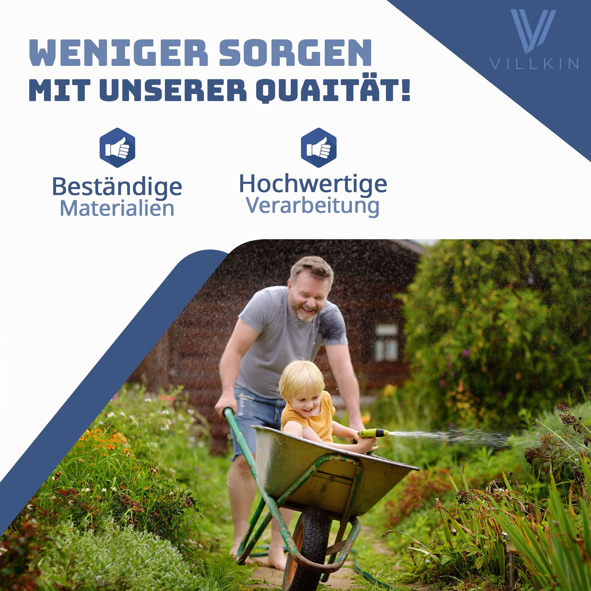 Villkin Schlauchschelle Schlauchklemme, Rohrschelle, Schlauchhalterung - Edelstahl (10-70cm), (10-St)