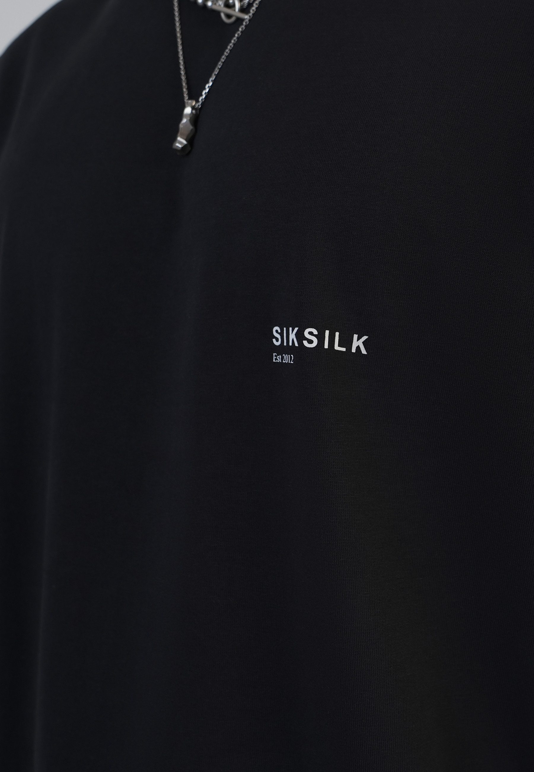 T-Shirt SikSilk Herren-T-Shirt mit Grafikprint