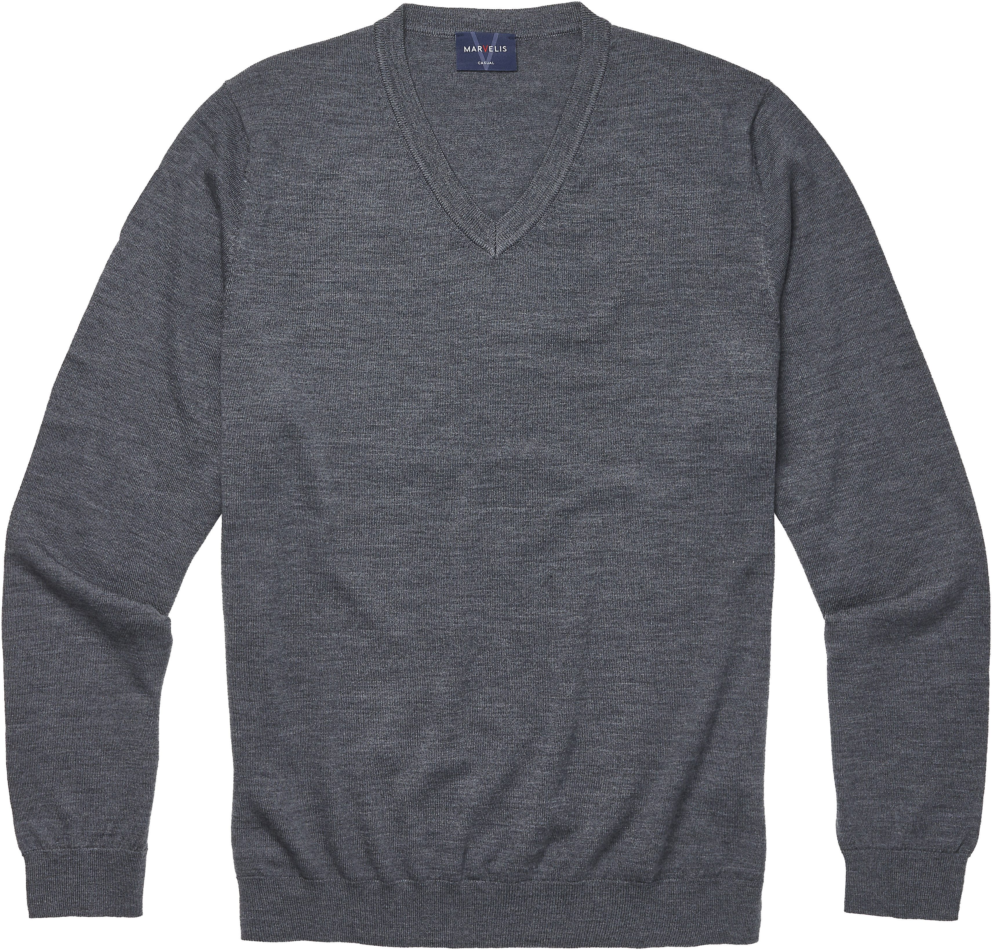 V-Ausschnitt-Pullover