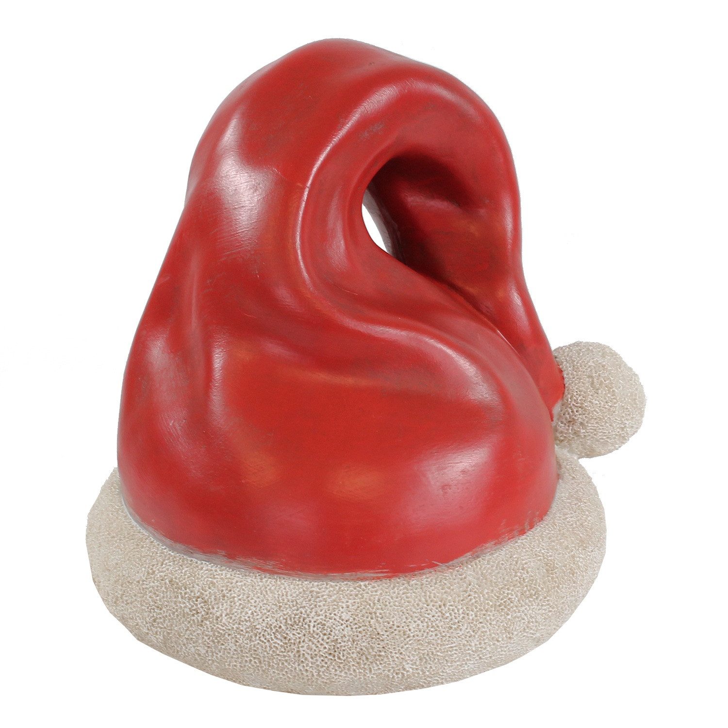 Weihnachtsfigur Weihnachtsmütze mit Filzplättchen Ideal für Innenräume