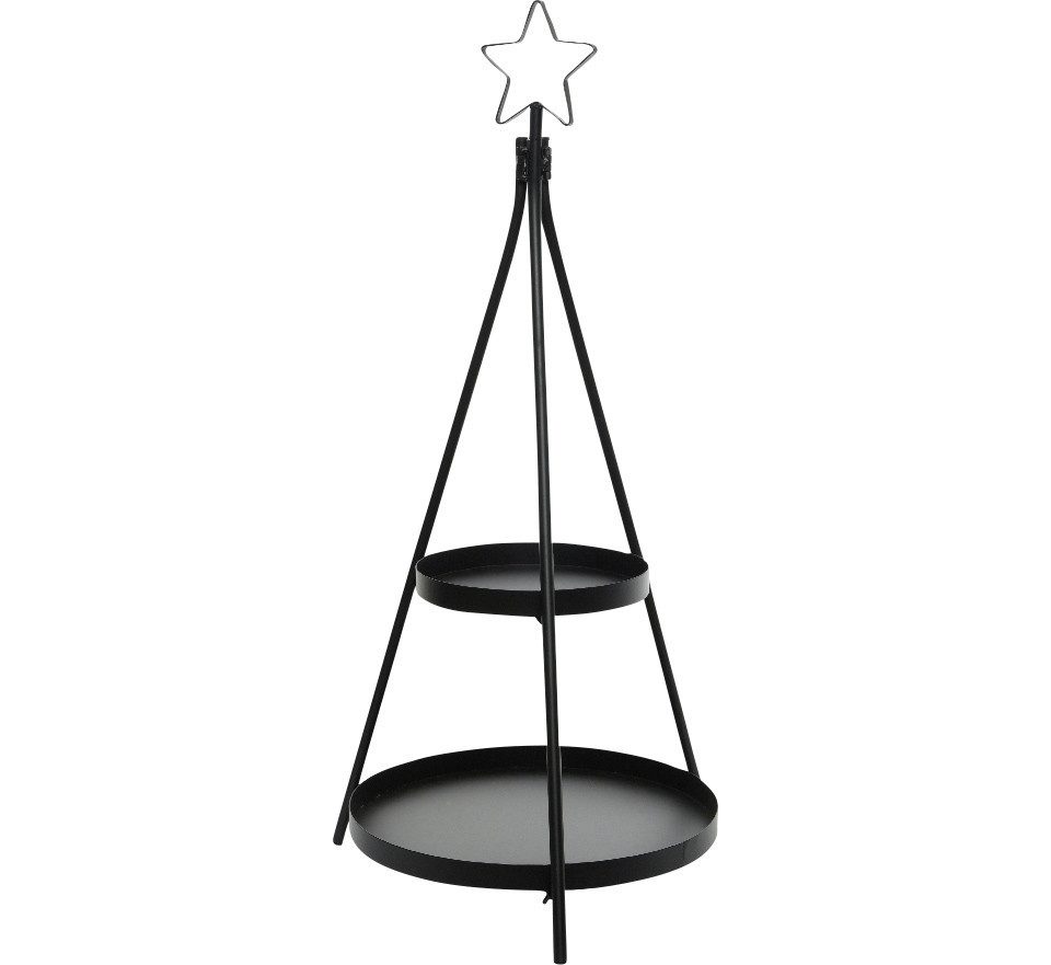 Kaemingk Dekobaum Kaemingk Deko Baum aus Eisen schwarz 88 cm Ø 37 cm