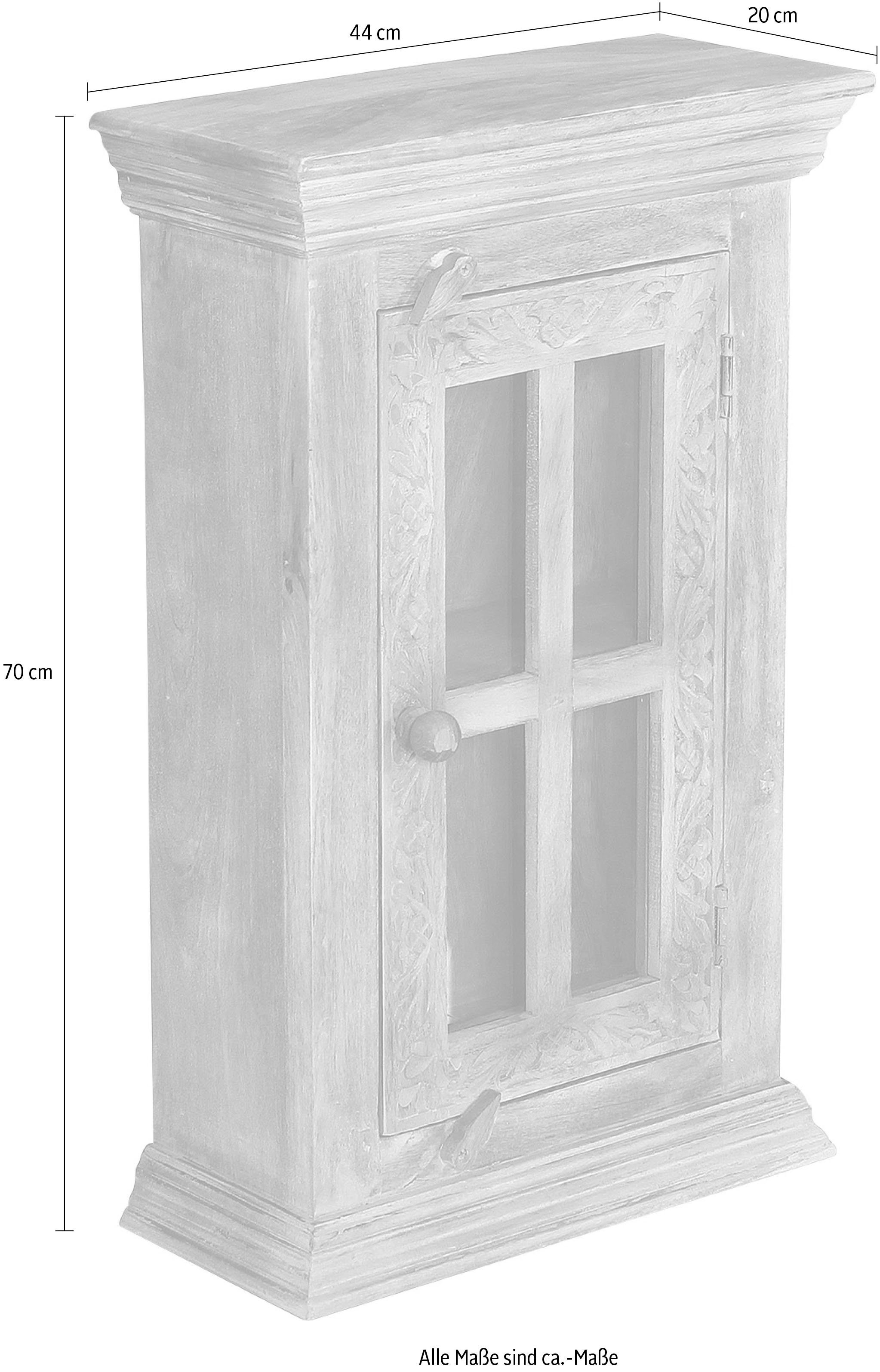 SIT Hängeschrank Mit Holzschnitzereien