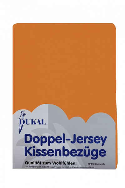 Kissenbezüge »aus hochwertigem Doppel-Jersey, 100% Baumwolle«, DUKAL (1 Stück), 40x40 cm, aus hochwertigem Doppel-Jersey, 100% Baumwolle, mit Reißverschluss, Made in Germany