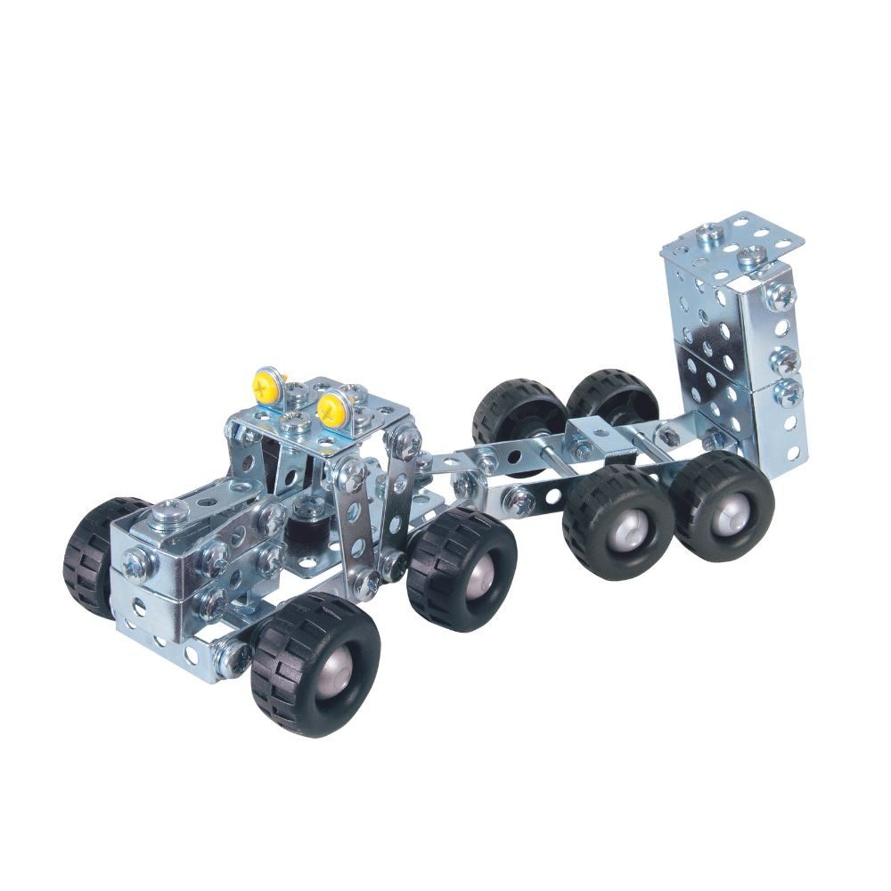 Eitech eitech Kleiner Traktor mit Anhänger 00260 Metallbaukasten, (Konstruktionsspielzeug, 190 St., Bausatz), Stabilbaukasten, Made in Germany