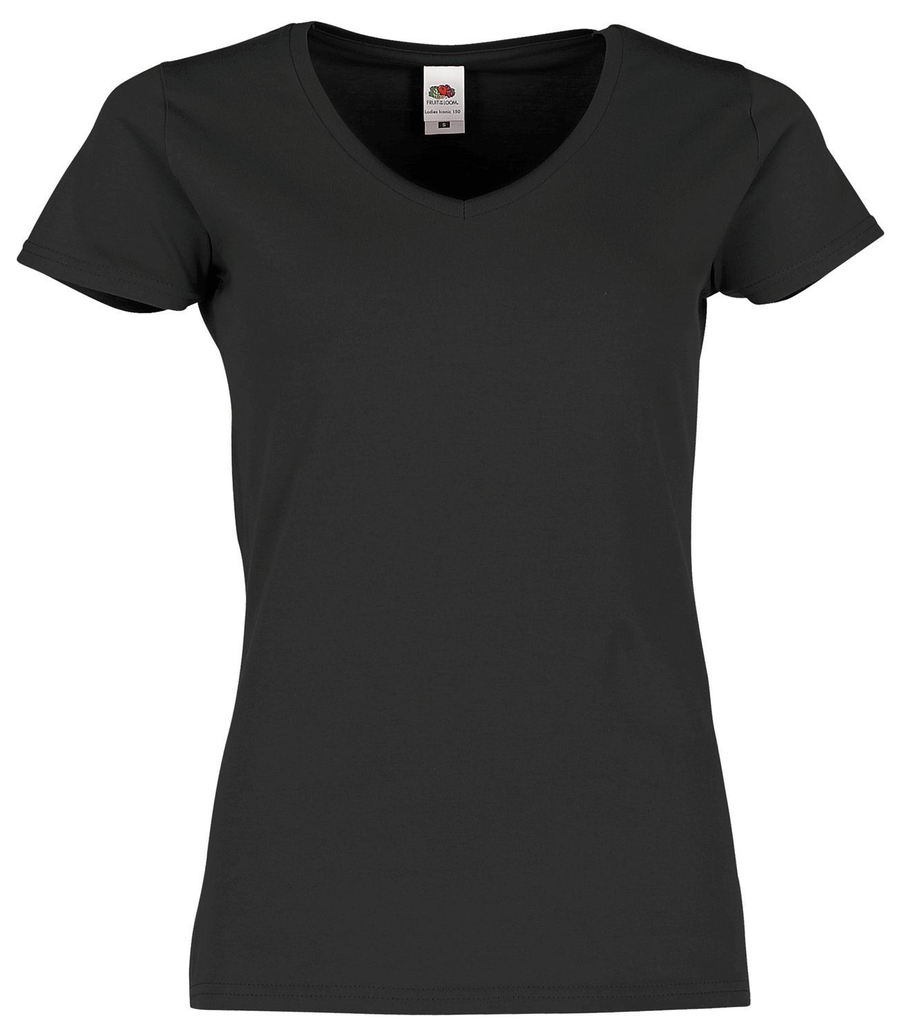 Fruit of the Loom V-Shirt Ladies Iconic 150 V-Neck T-Shirt günstig online kaufen