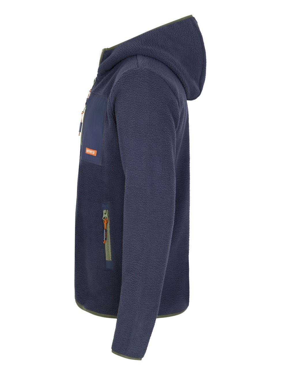 riverso Outdoorjacke Herren Fleecejacke RIVHenning Regular Fit Outdoorjacke mit Teddyfleece