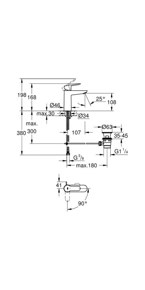 Grohe Waschtischarmatur