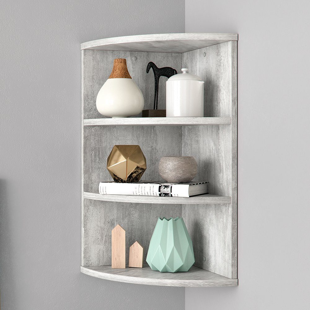Vicco Eckregal Ecki, Beton, 30 x 60 cm günstig online kaufen