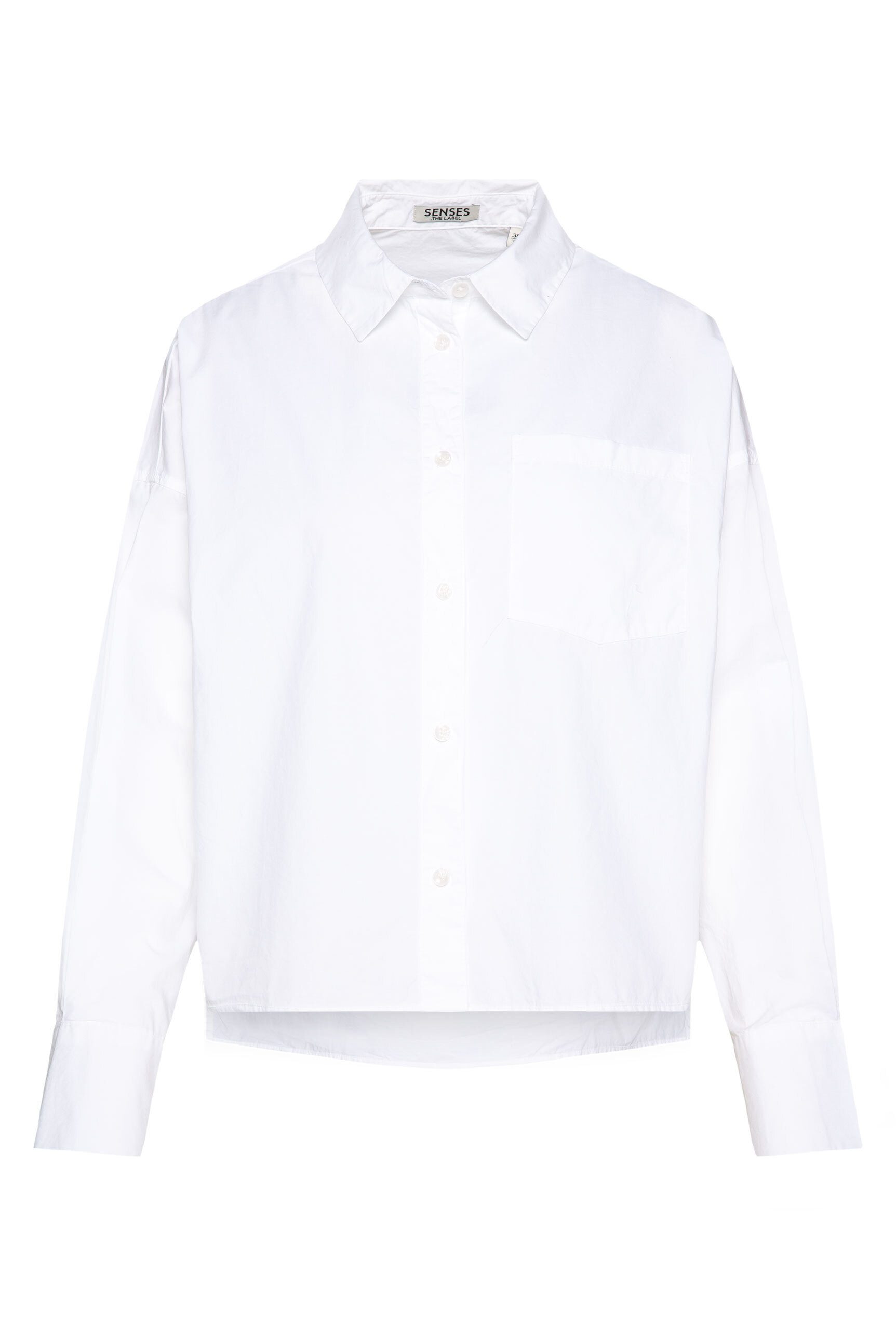 SENSES.THE LABEL Langarmbluse mit Seitenschlitze