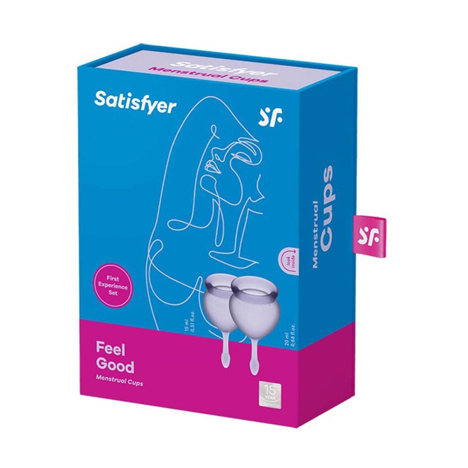 Satisfyer Menstruationstasse Satisfyer Menstruationstasse Feel Good 2 Stück (15 & 20ml)