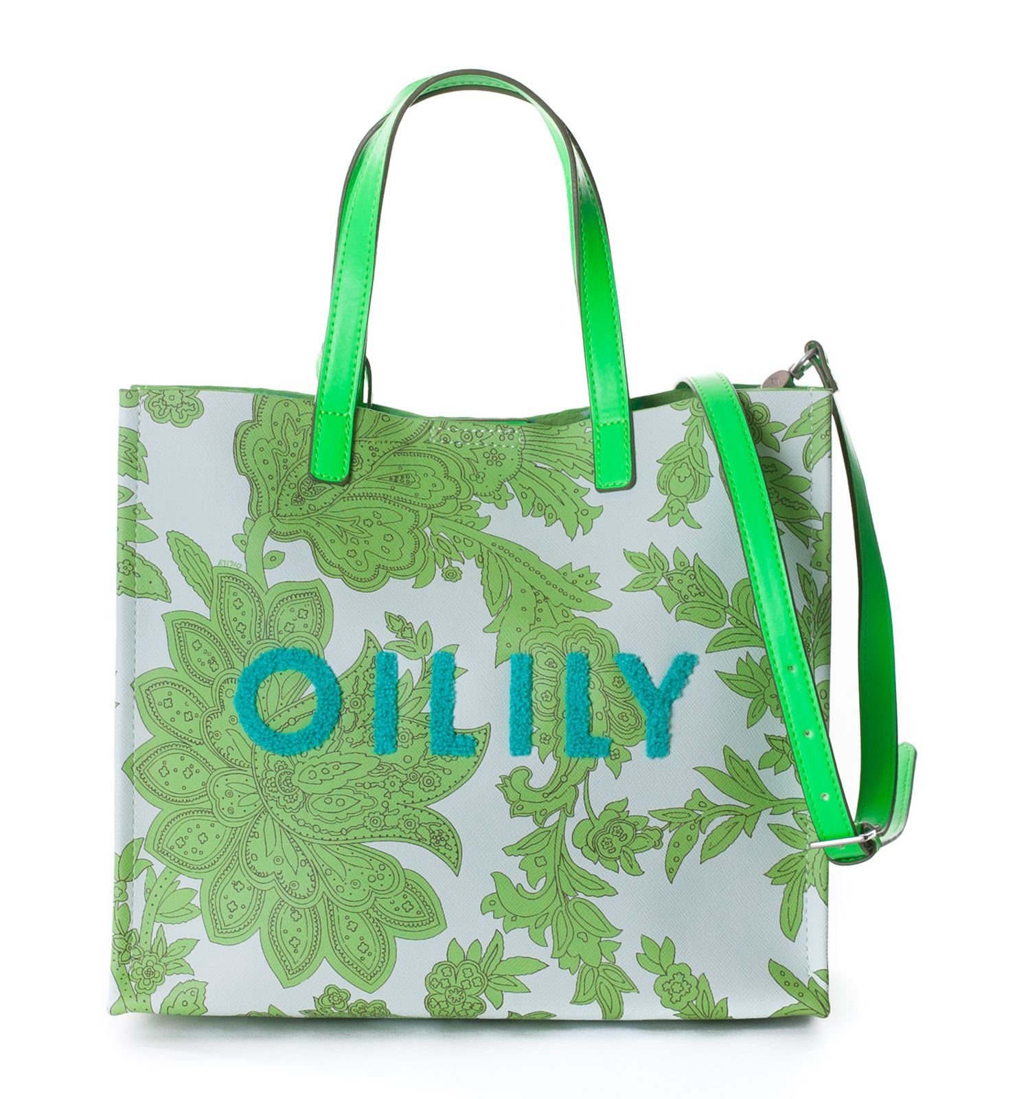 (Set, Speak Joy 2-tlg) Handtasche Green Oilily