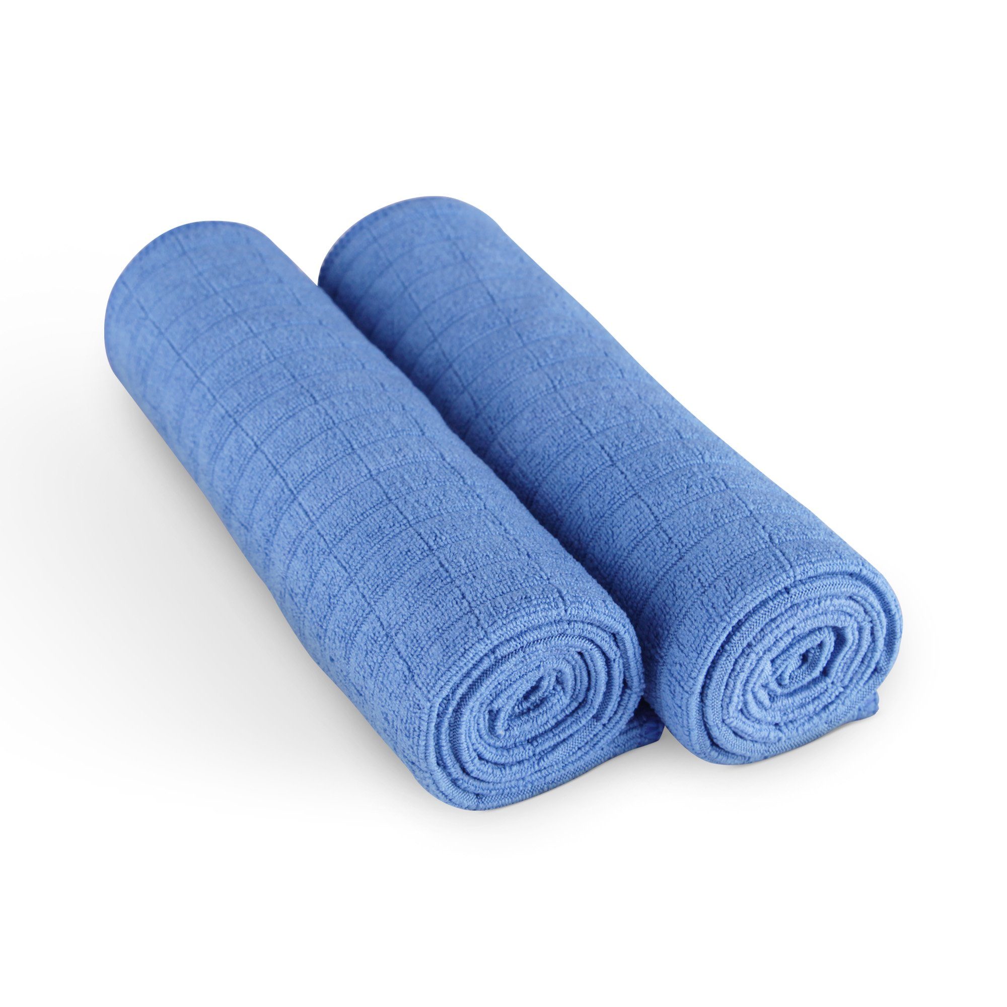 Bestlivings 20384 Geschirrtücher Mikrofasertuch (80% Polyester 20% Polyamid, 45x65 cm, 2-tlg., Microfasertuch Handtuch - Reinigungstuch - hochwertig 300g/m² Qualität) Blau