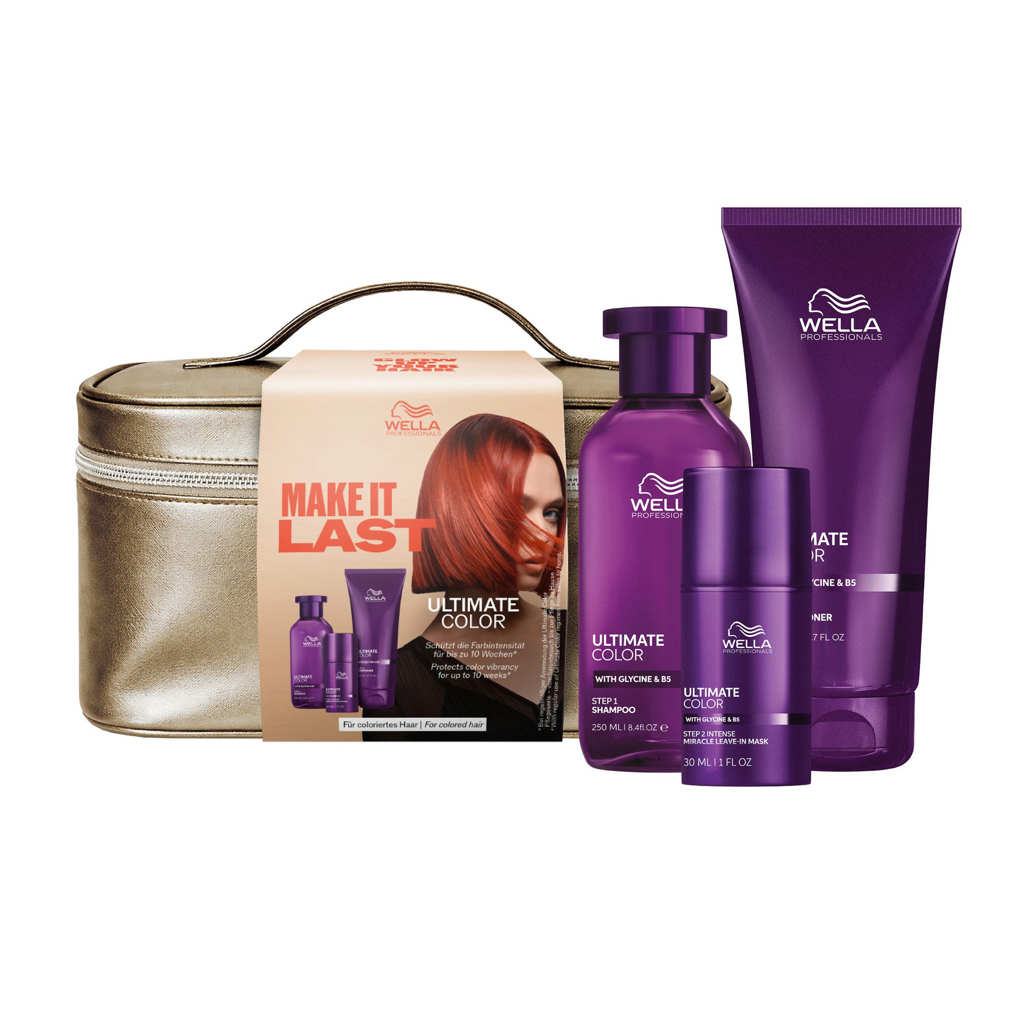Wella Professionals Haarpflege-Set Wella Professionals Color Repair Geschenkset, Set, Shampoo, Conditioner und Leave-In Mask