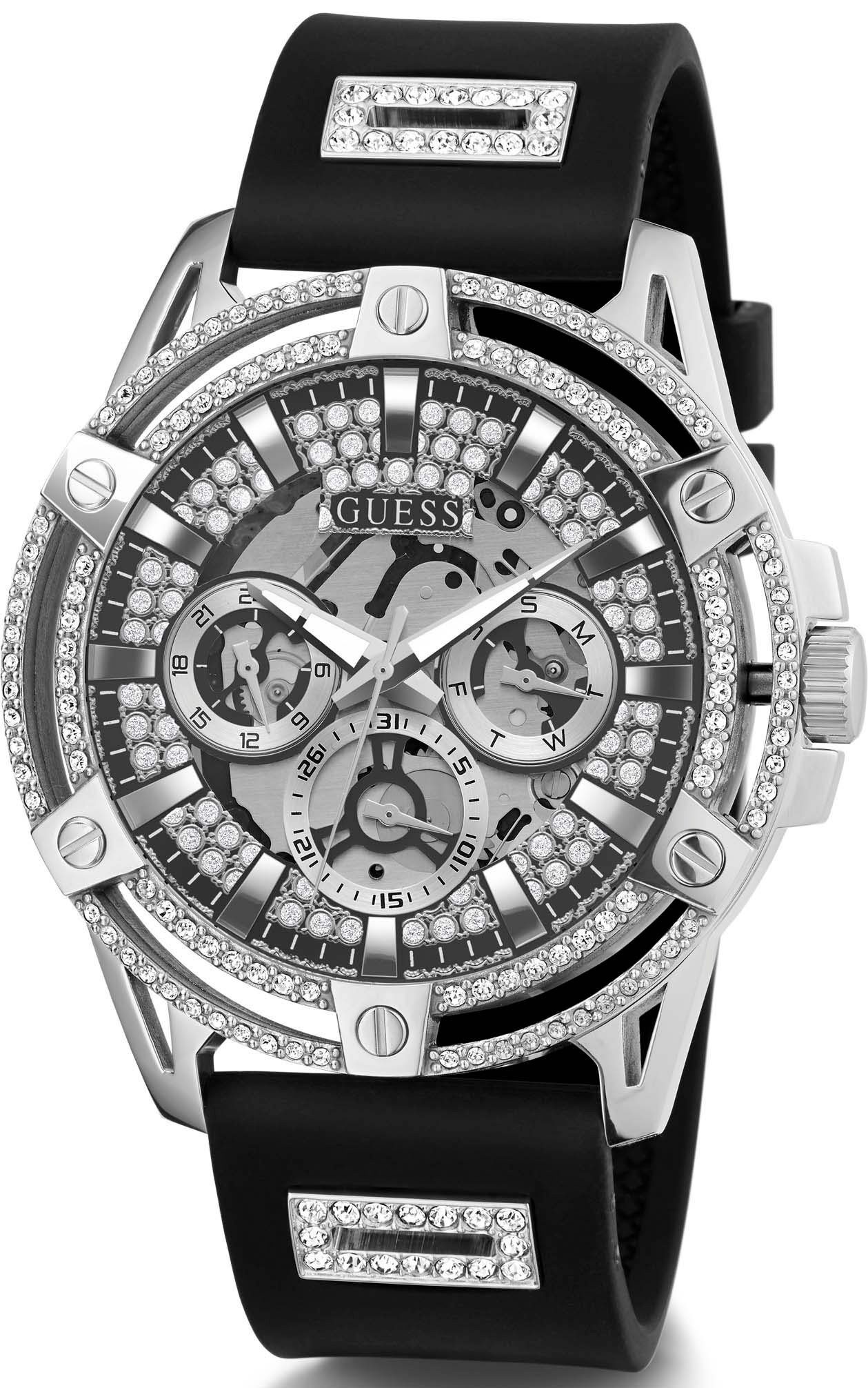 Guess Multifunktionsuhr KING GW0537G1, Armbanduhr, Quarzuhr, Herrenuhr günstig online kaufen