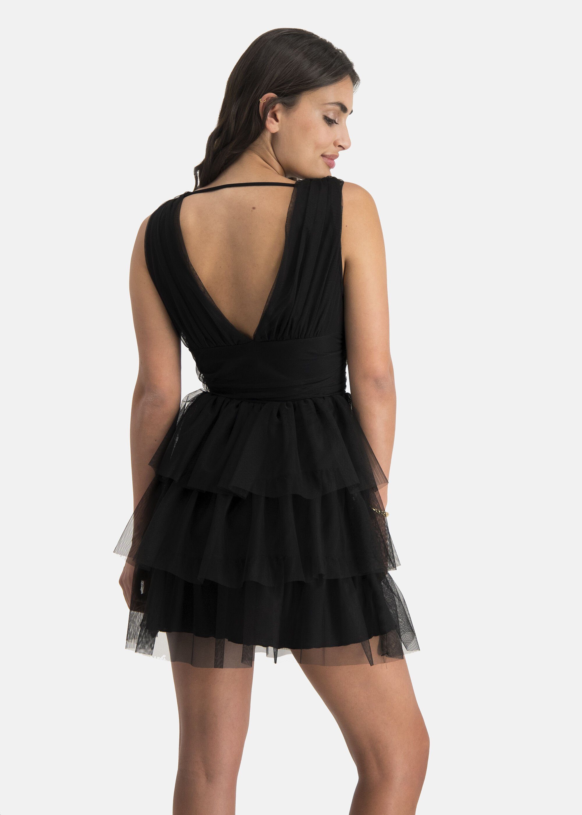 Nicowa Cocktailkleid STELLOWA (1-tlg) mit gerüschtem Stufenrock