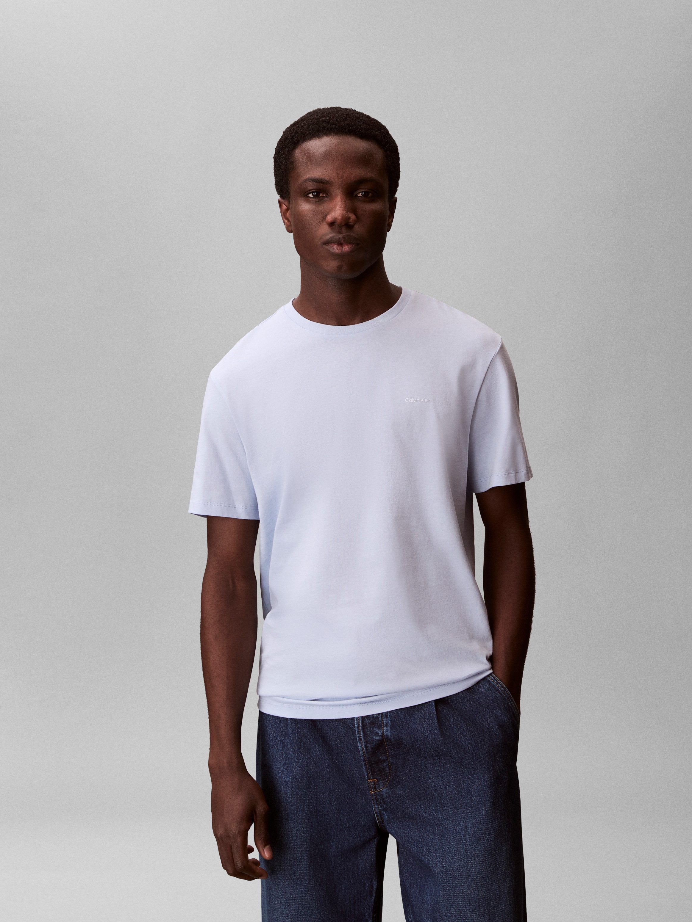Calvin Klein Jeans T-Shirt SS MICRO LOGO CREWNECK TEE Regular fit mit Rundhalsausschnitt – Bild 2 von 5