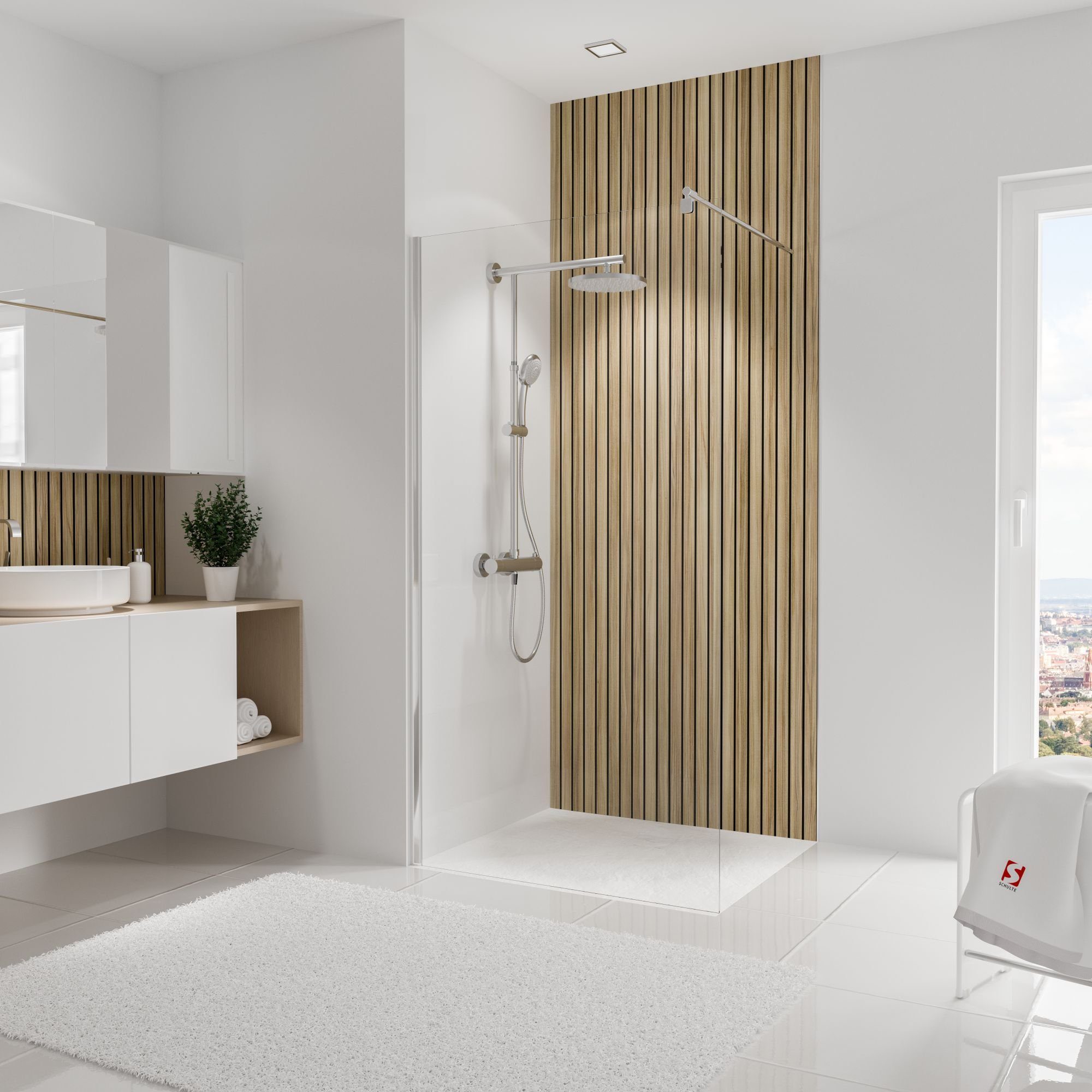 Schulte Badrückwand DecoDesign Dekor, (1-tlg), 100x255 günstig online kaufen