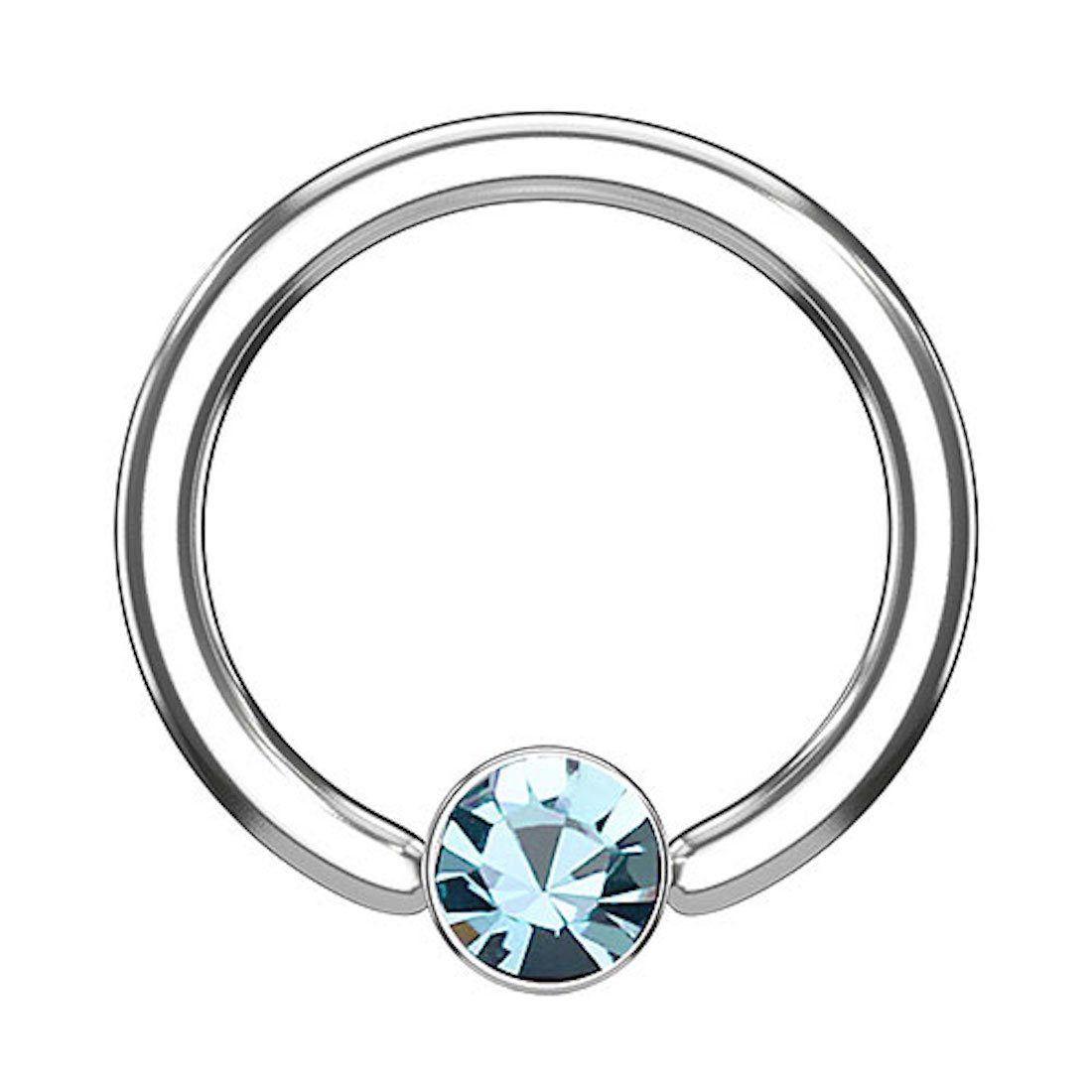 Taffstyle Nasenpiercing Helix Tragus Ohr Piercing Klemmring Flache Kugel Kr günstig online kaufen