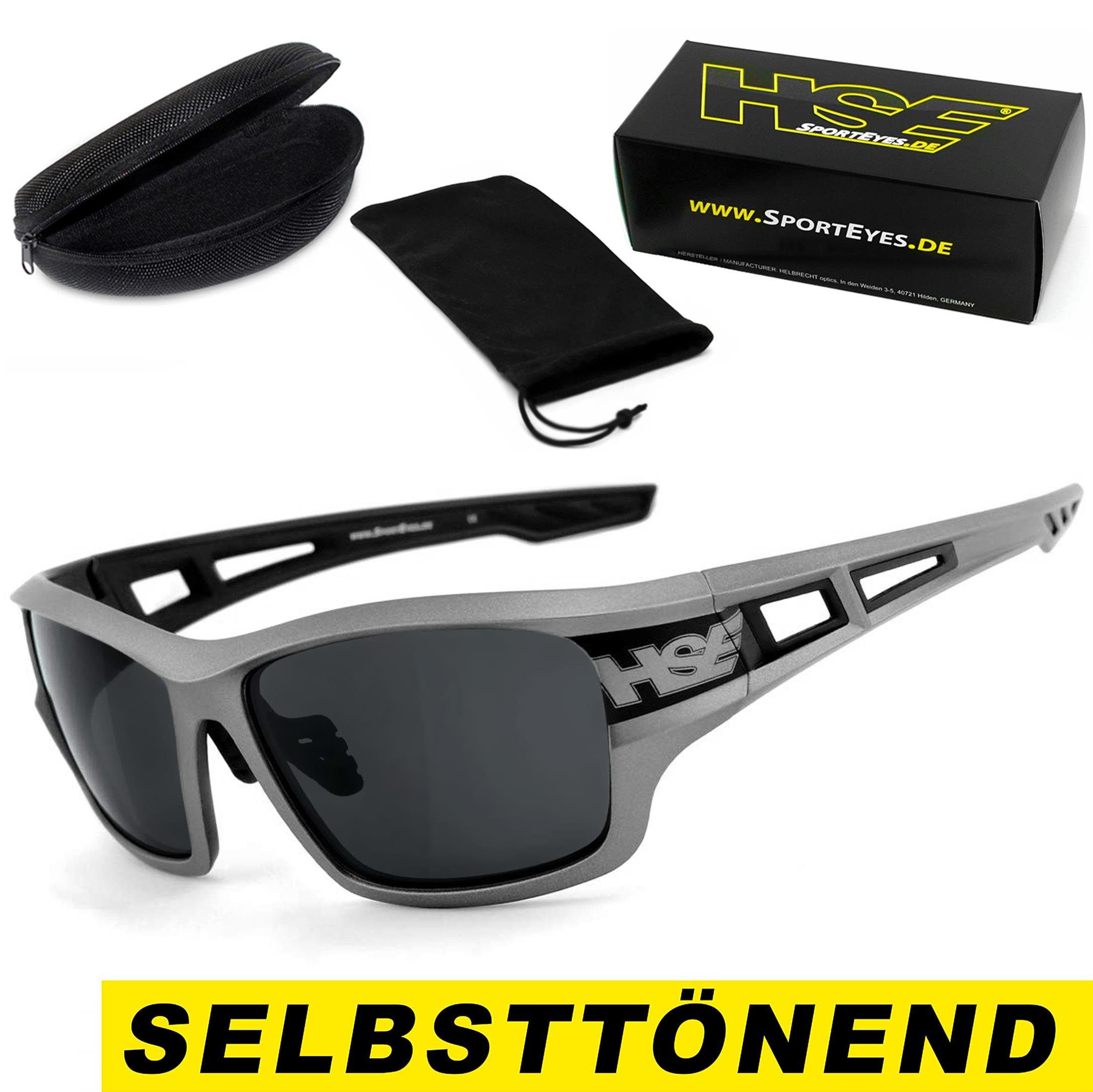 HSE - selbsttönend, SportEyes Sportbrille IN selbsttönende Gläser, MADE schnell 2095gm - GERMANY
