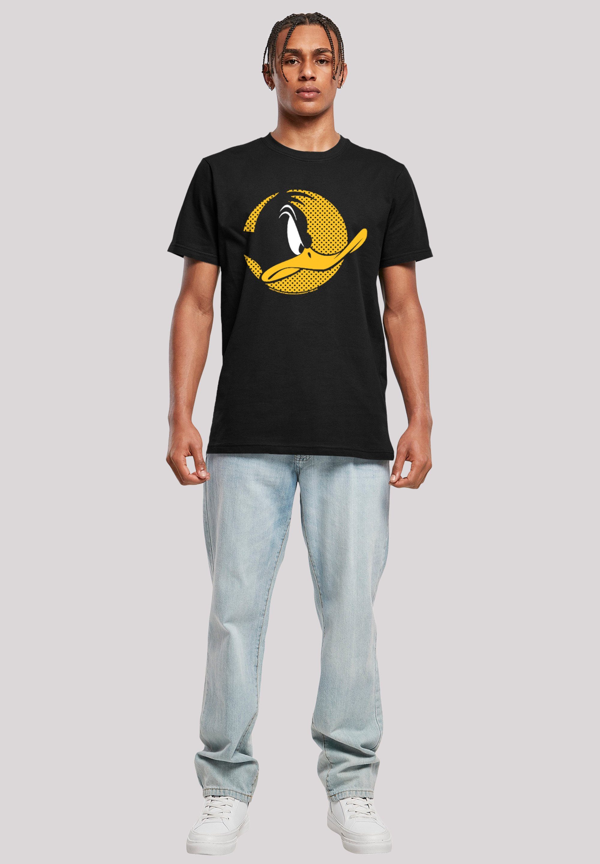 Tunes F4NT4STIC Daffy Logo Cartoon Looney Merch,Regular-Fit,Basic,Bedruckt Dotted Duck T-Shirt Herren,Premium