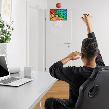Yaheetech Basketballkorb, Mobile Basketballanlage für Tür Basketballring Backboard