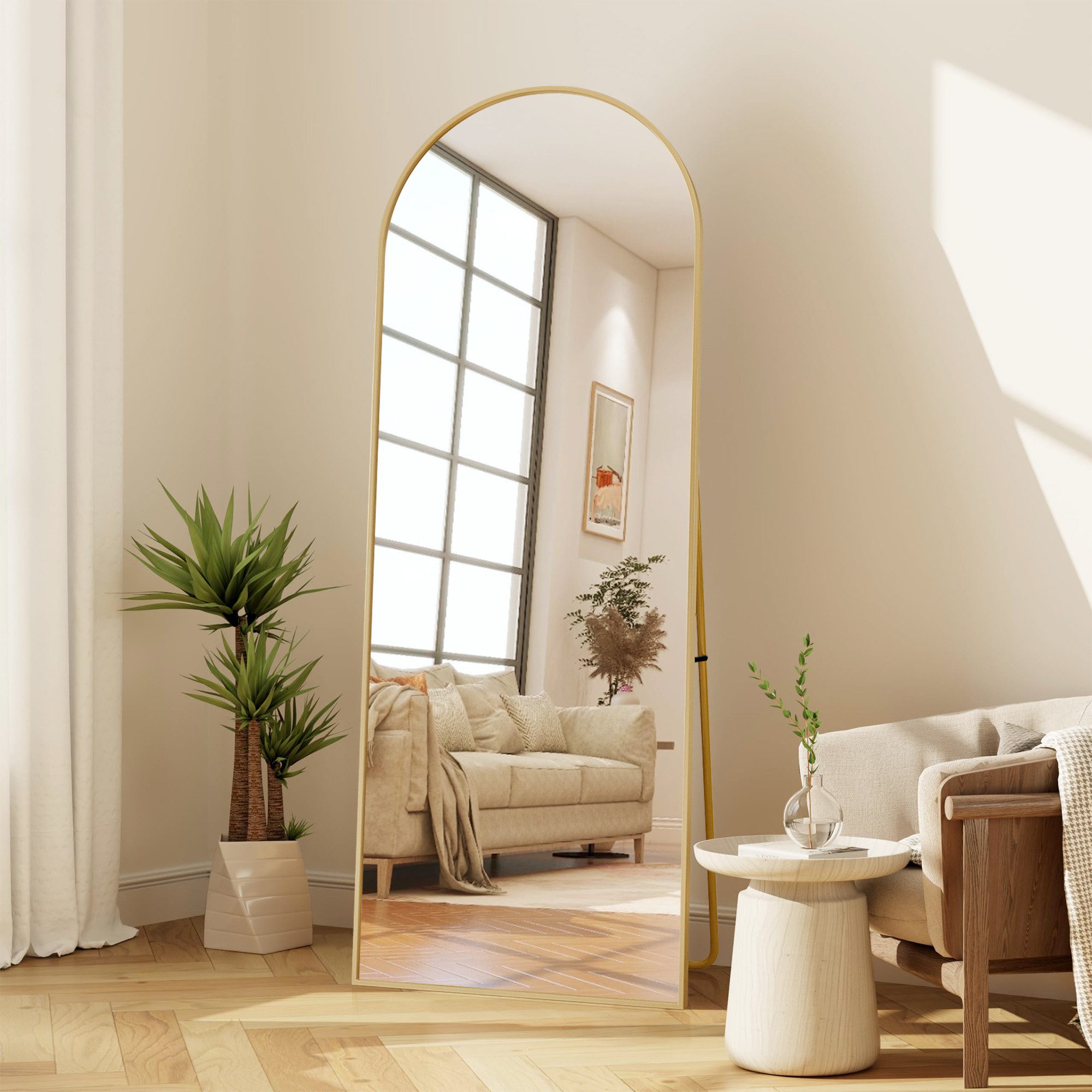 PXloue Ganzkörperspiegel Großer Ganzkörperspiegel, modernes Design, freiste günstig online kaufen