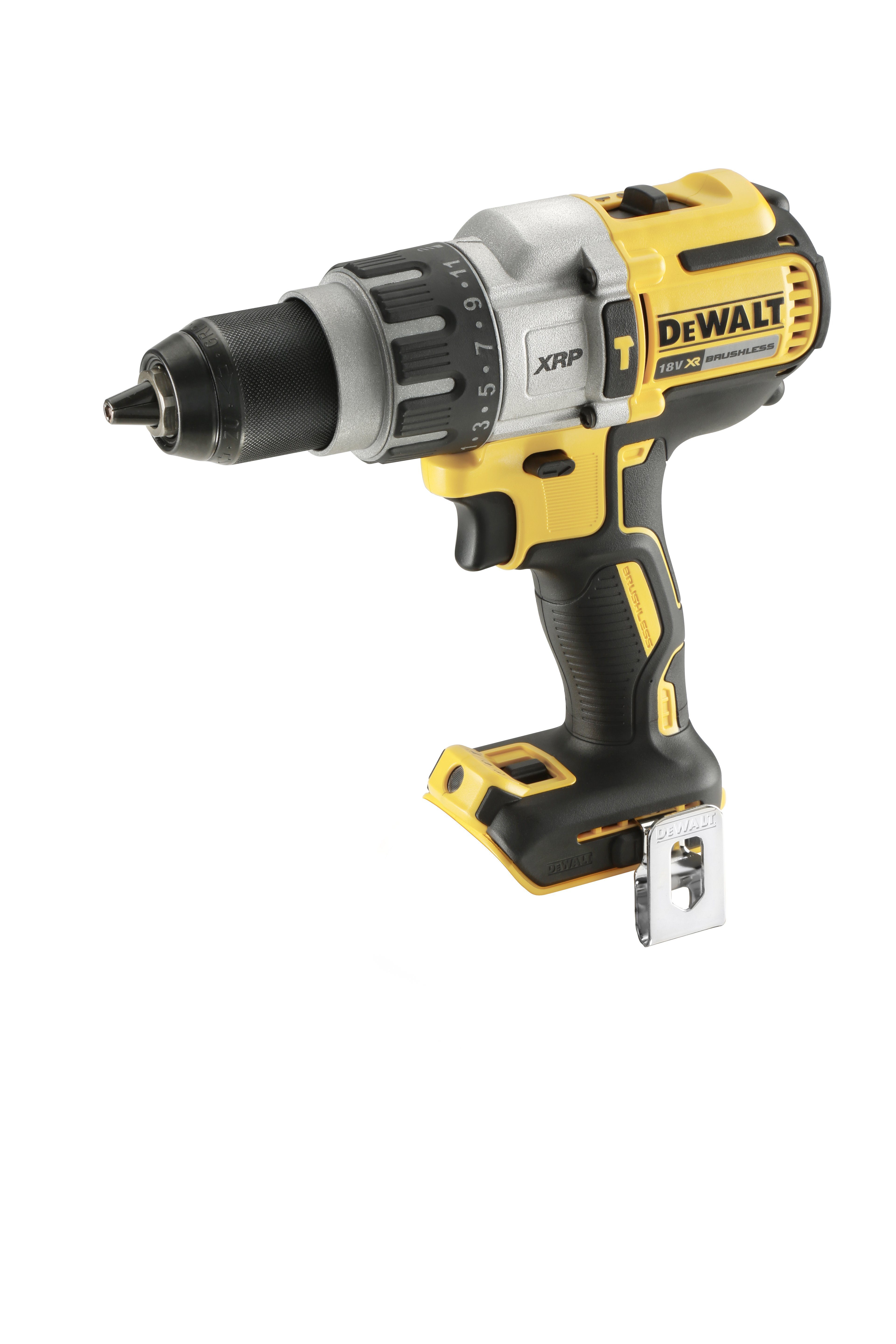 DeWalt Akku-Schlagbohrschrauber DCD996NT-XJ 3 Gänge Basisversion 18V, (T (ohne 820W, Bohrleistung Netzteil), (bürstenlos) U/min, und 55/15/16mm STAK-Box, 2000 Akku max. max