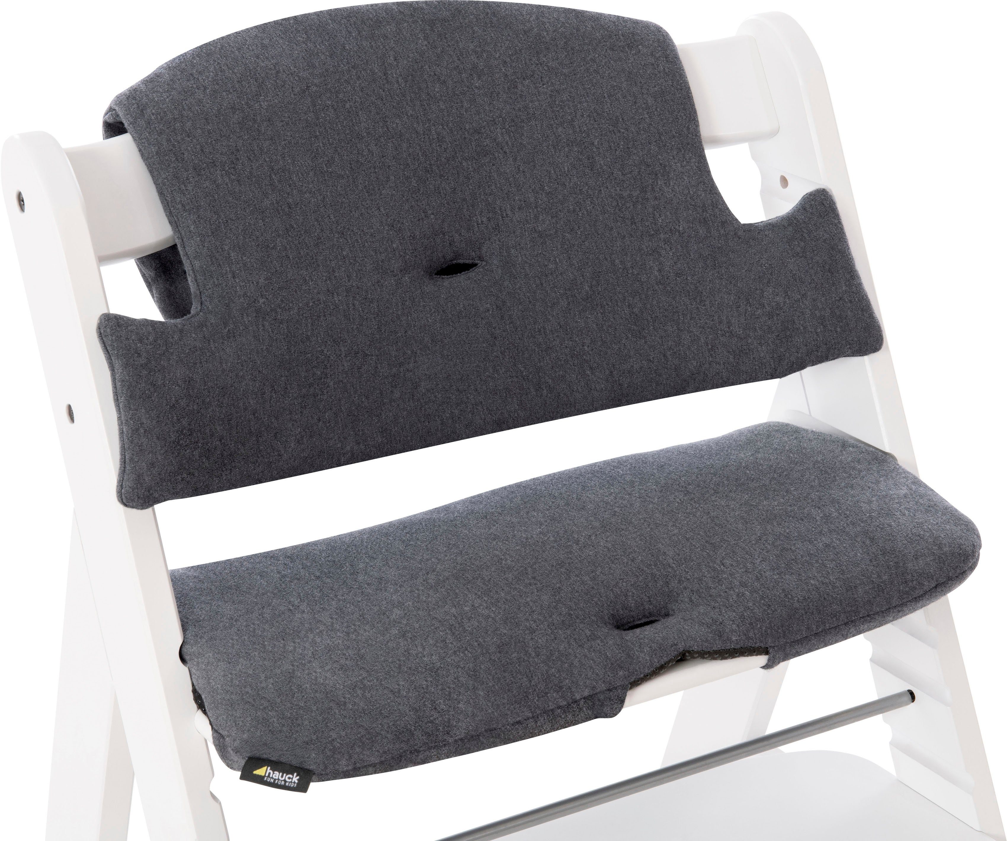 Hauck Kinder-Sitzauflage Select, jersey charcoal, für den ALPHA+ Holzhochst günstig online kaufen