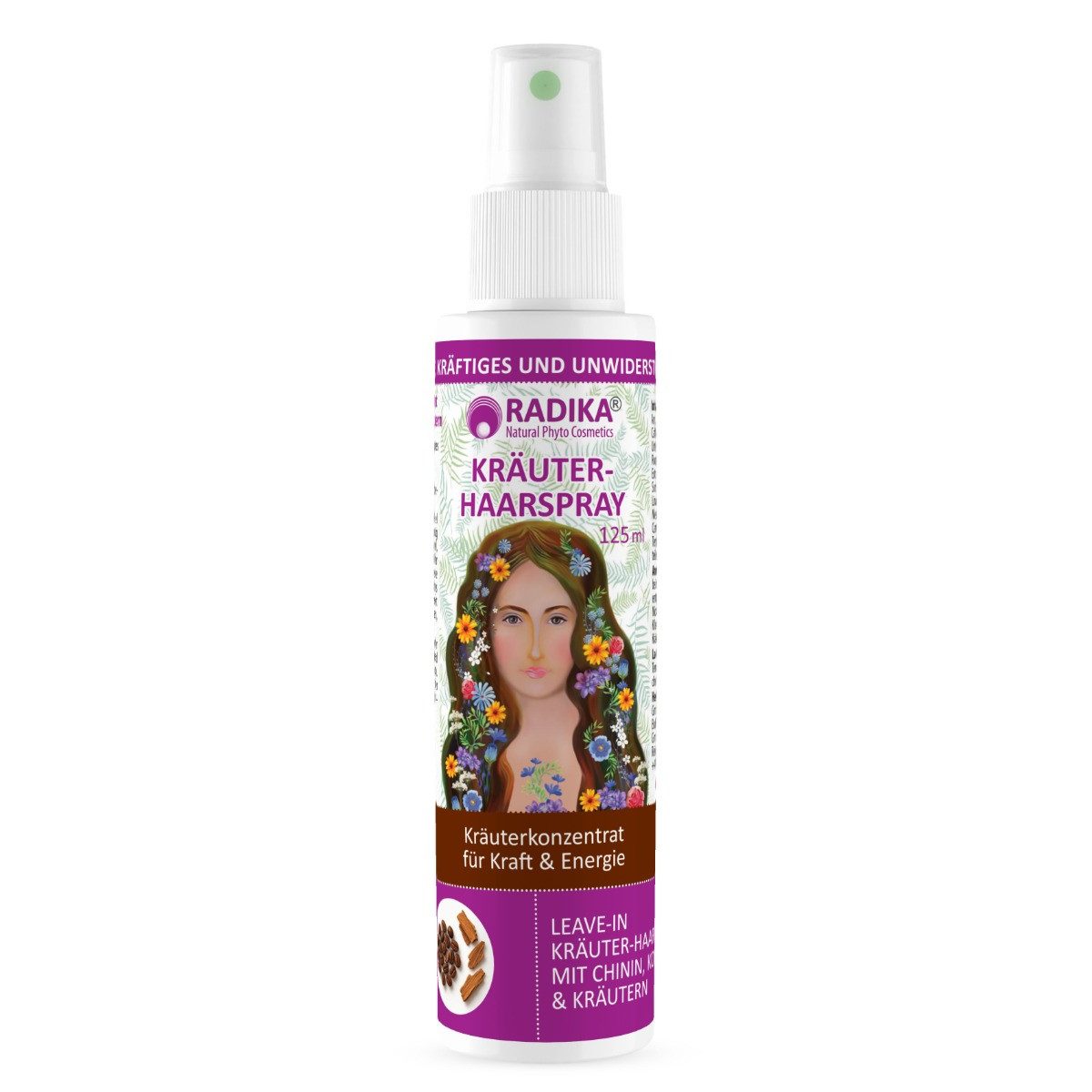 BIOHERBA R Pflege-Set Bioherba Haarspray mit Chinin Koffein & Kräutern 125 ml, 1-tlg.