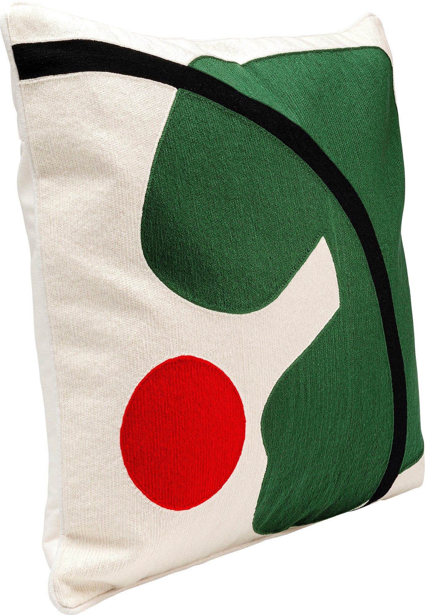 Kare Design Dekokissen Art Line, Kissenhülle mit Füllung, 50x50 cm, stützt Kopf und Nacken angenehm und sorgt für erholsamen Schlaf