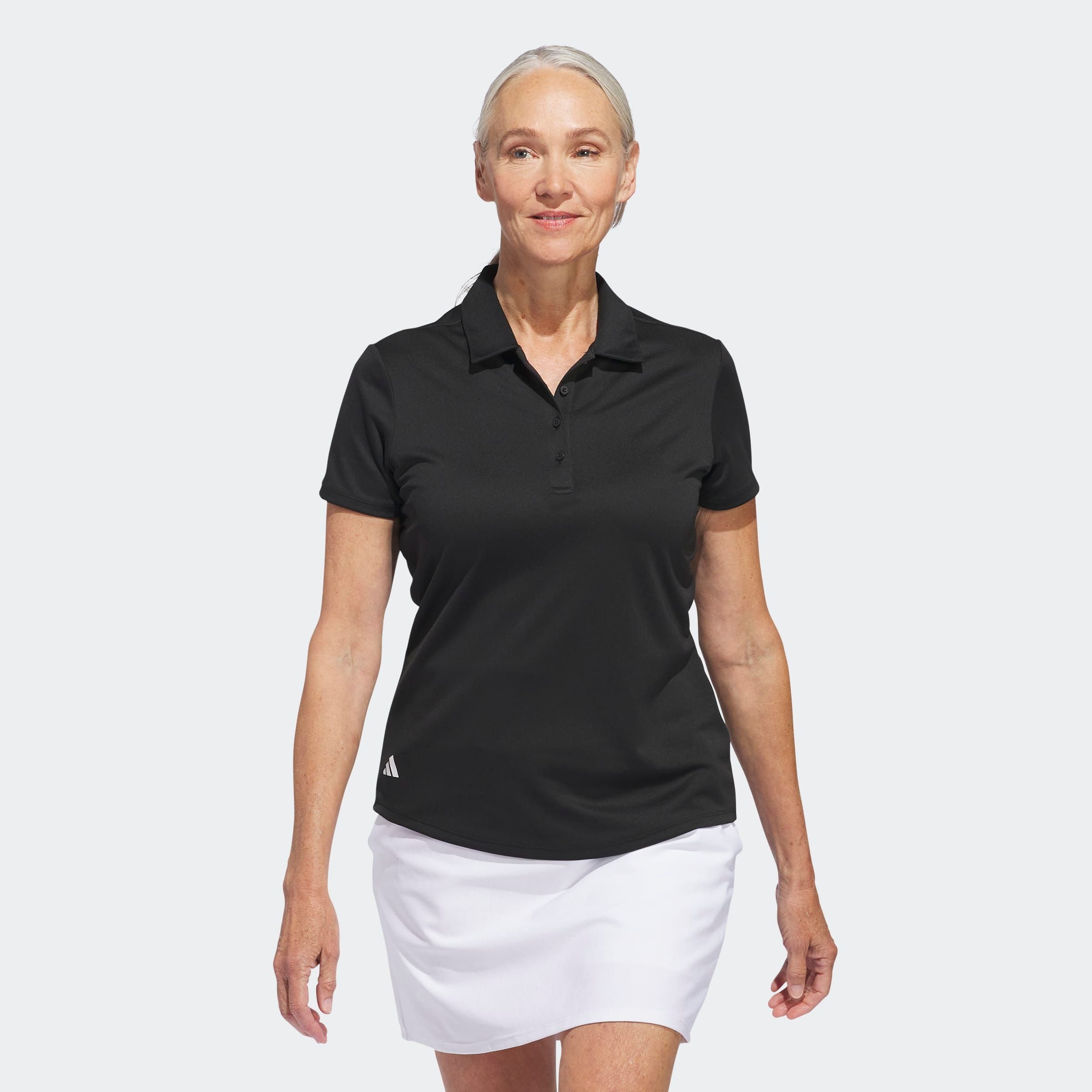 adidas Performance Poloshirt W PERF SLD SS P mit Druckknopfverschluss, aus günstig online kaufen
