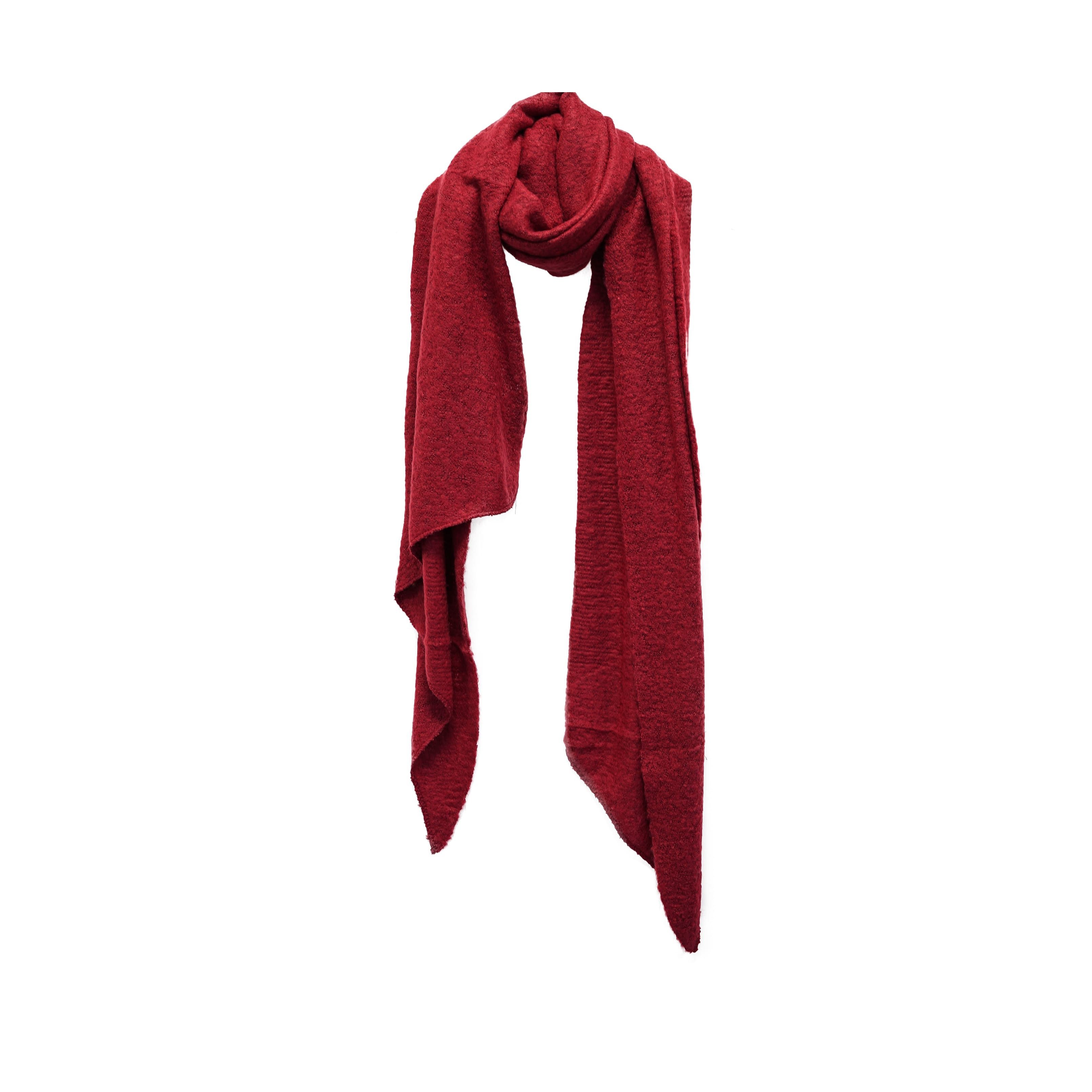COFI 1453 Modeschal Eleganter einfarbiger Schal 220x70 cm - Stilvoll & Wärmend