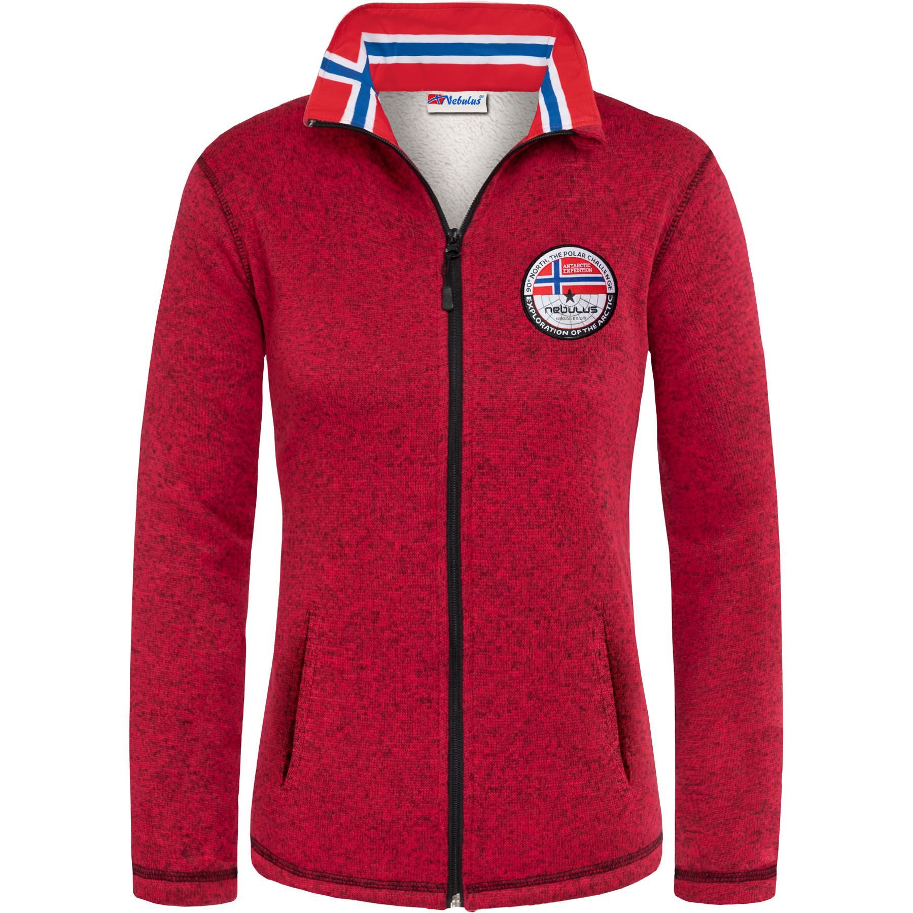 Nebulus Fleecejacke FALLOU, P5502 - Damen, rot, XL/42 günstig online kaufen