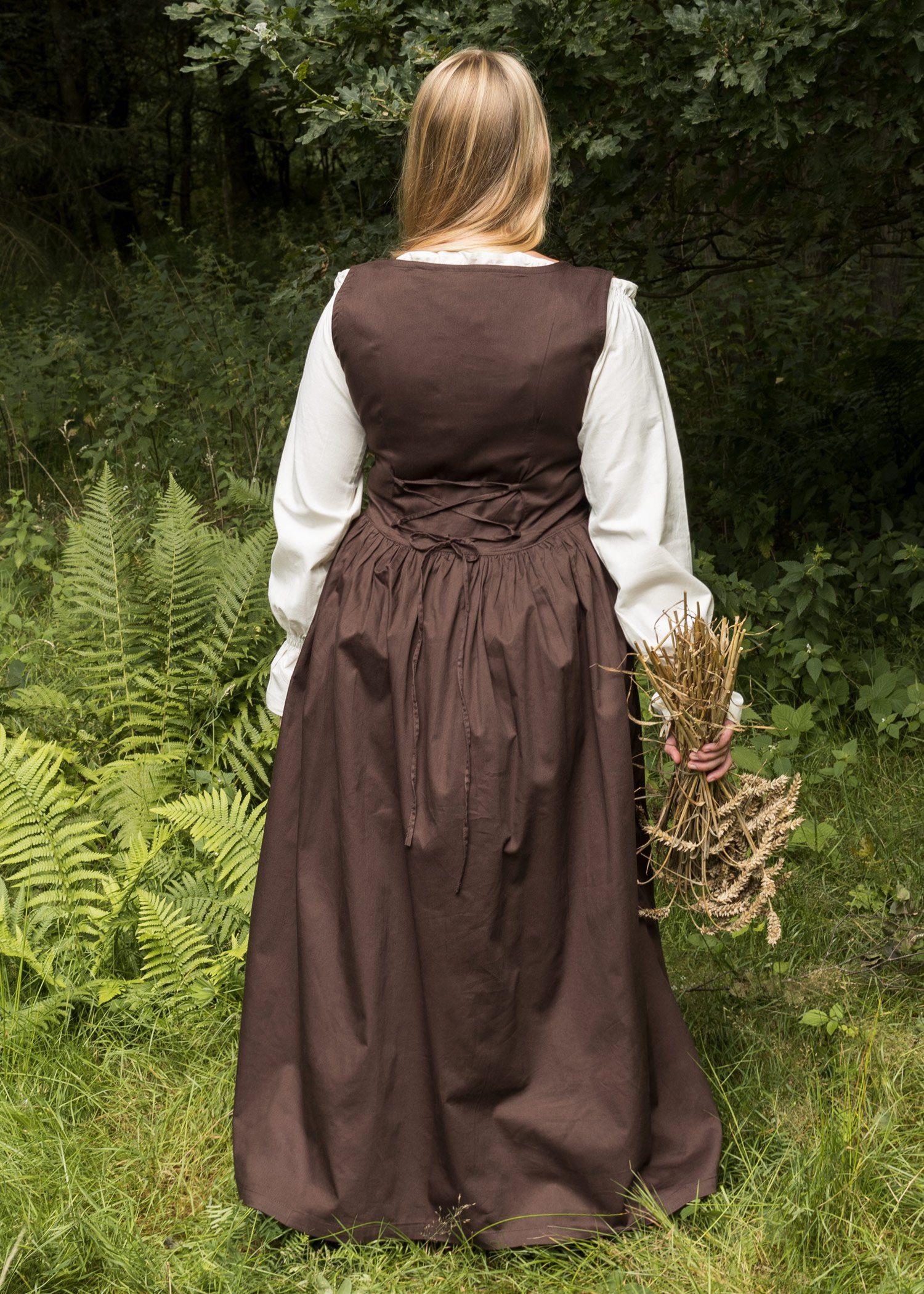 Battle Merchant Burgfräulein-Kostüm Mittelalterliches Trägerkleid / Überkle günstig online kaufen