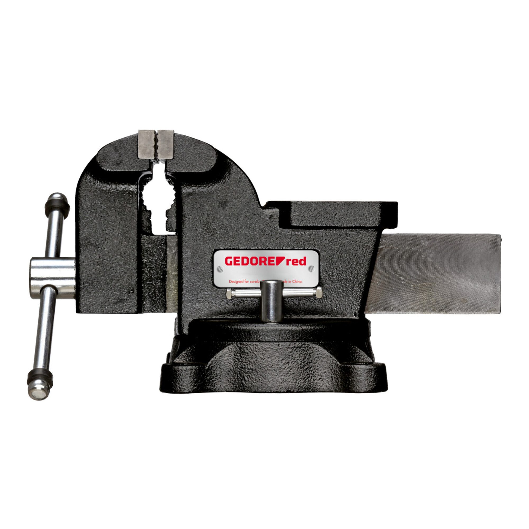 Schraubstock Gedore red Parallel-Schraubstock mit Amboss, drehbar, nach vorn öffnen