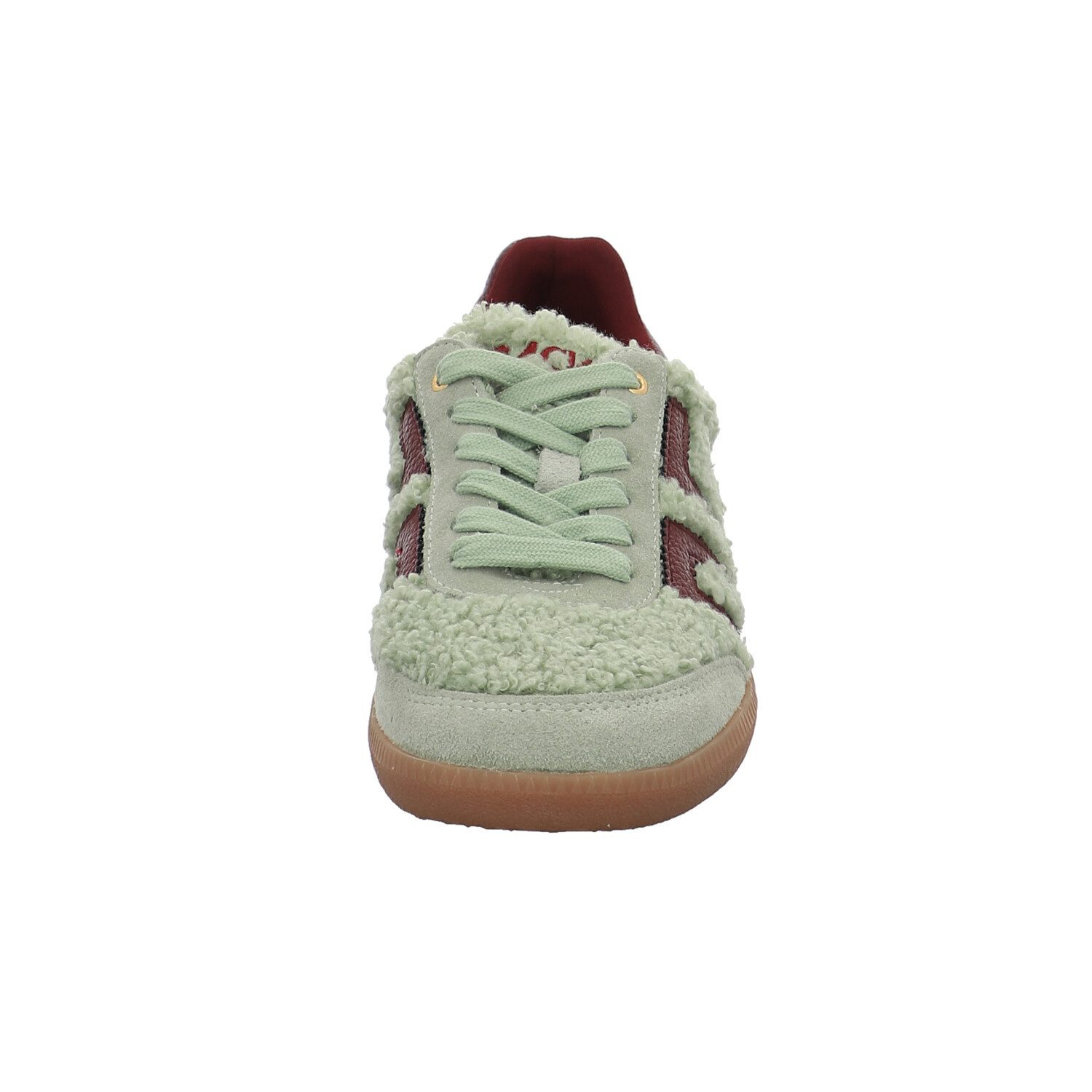 Back 70 LOJO WHITE SUEDE/FUR PISTACHIO Schnürschuh