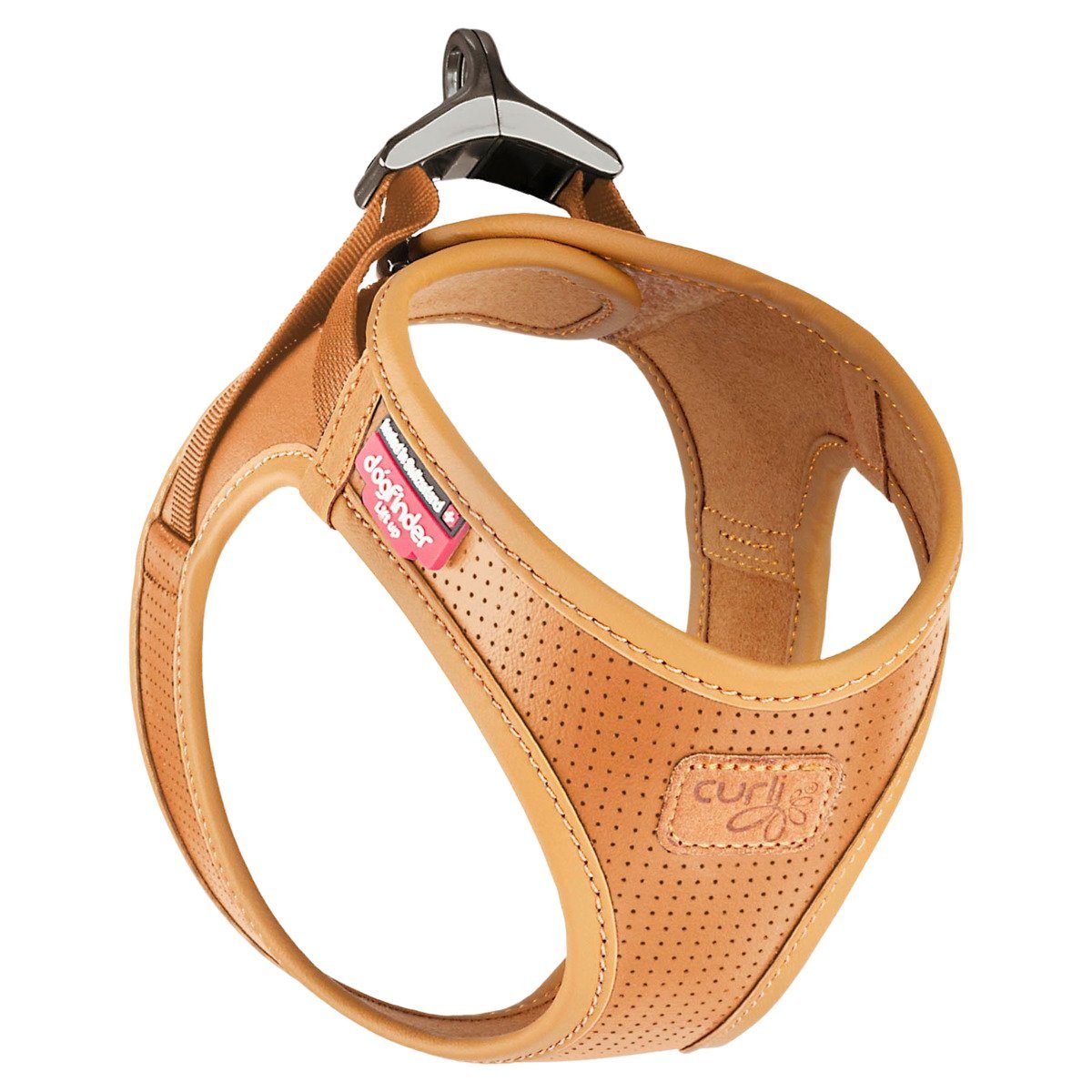 Curli Hunde-Geschirr Apfel Leder Geschirr braun günstig online kaufen