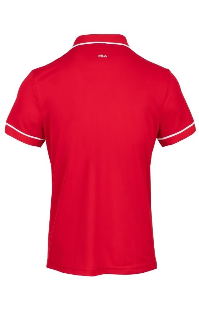 Fila Poloshirt New Court (100% Polyester) rot Herren