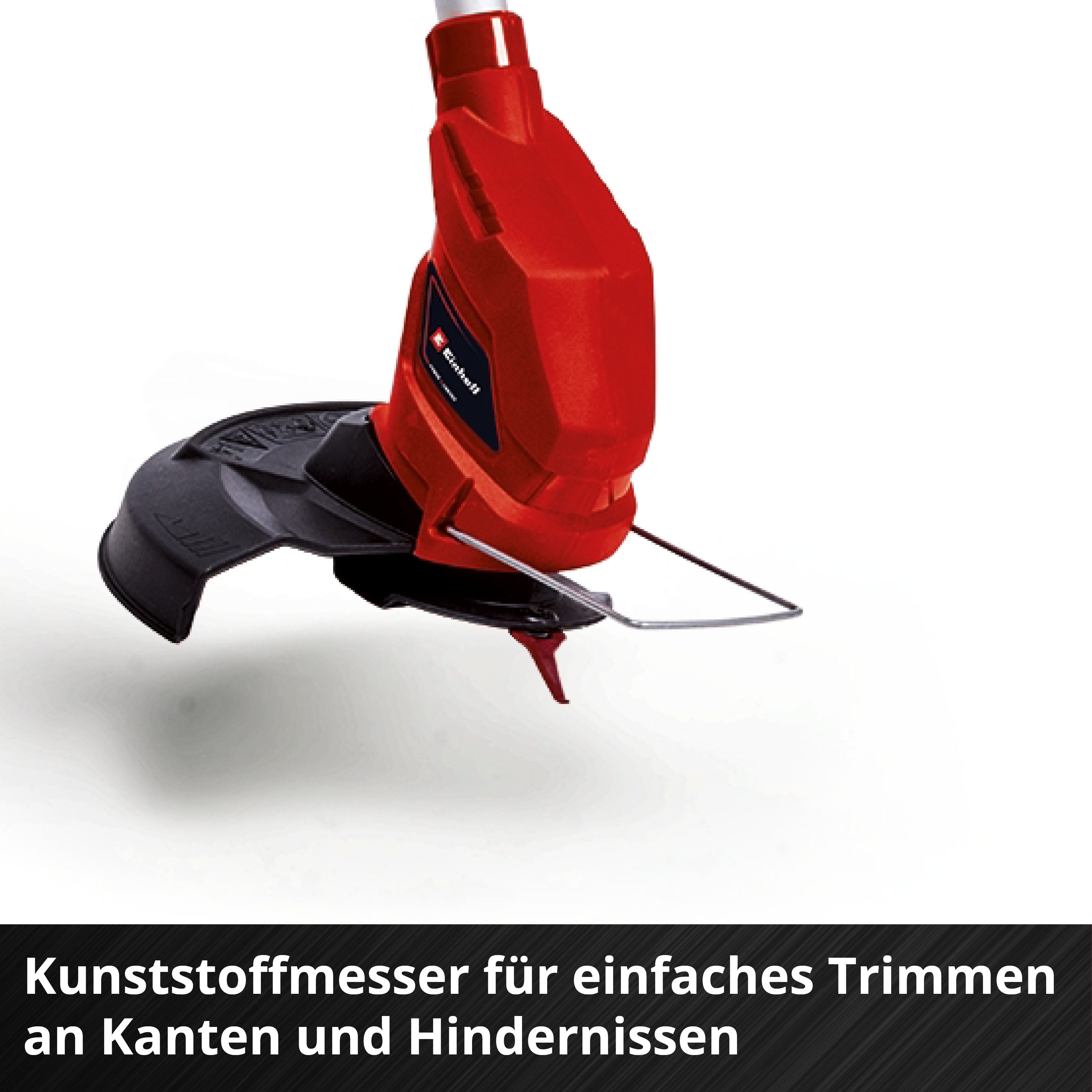 Einhell Akku-Rasentrimmer GC-CT 18/24 Li, 24 cm Arbeitsbreite Messer, inklusive Akku – Bild 4 von 5