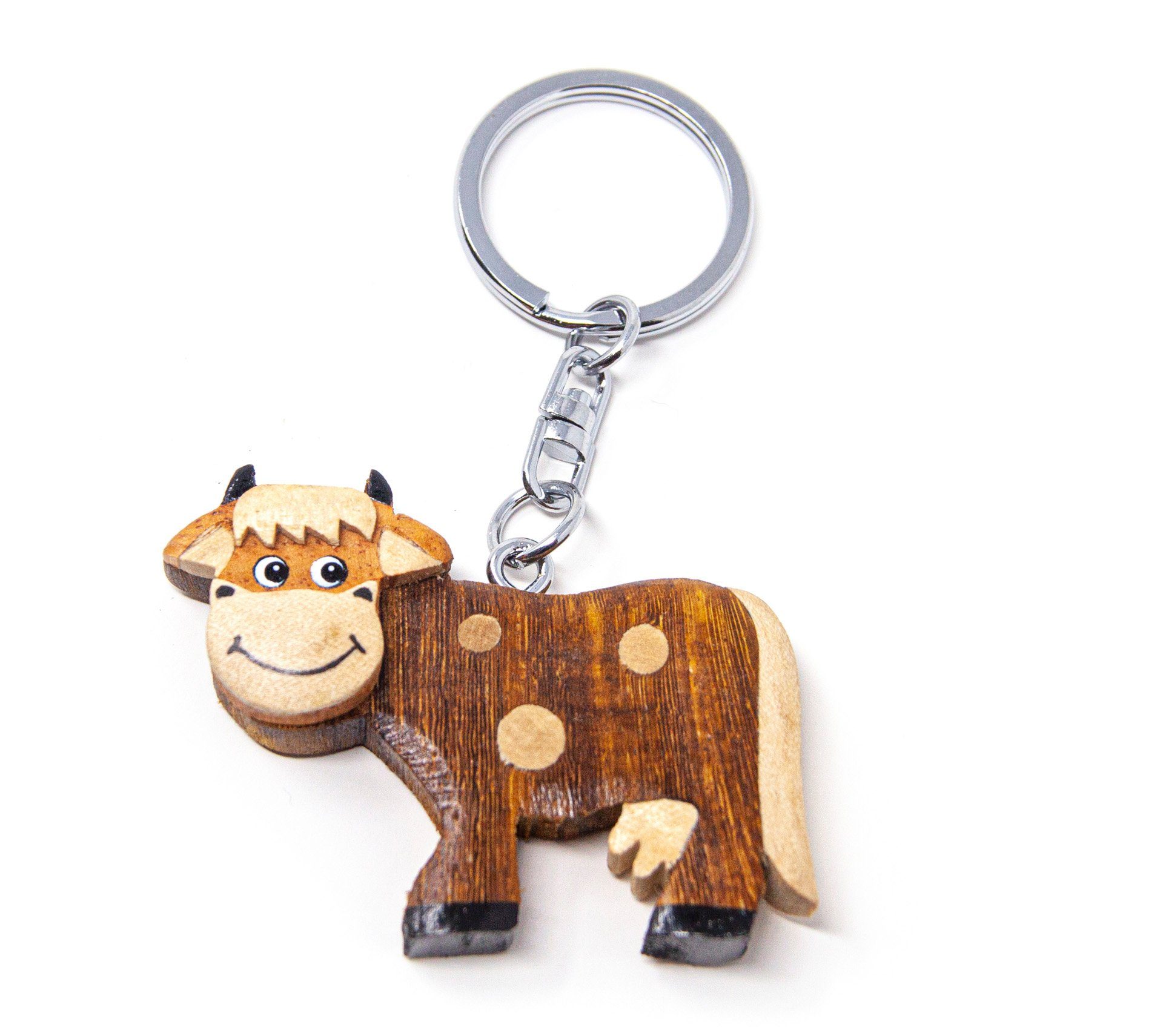 Cornelißen Schlüsselanhänger Schlüsselanhänger aus Holz - Kuh