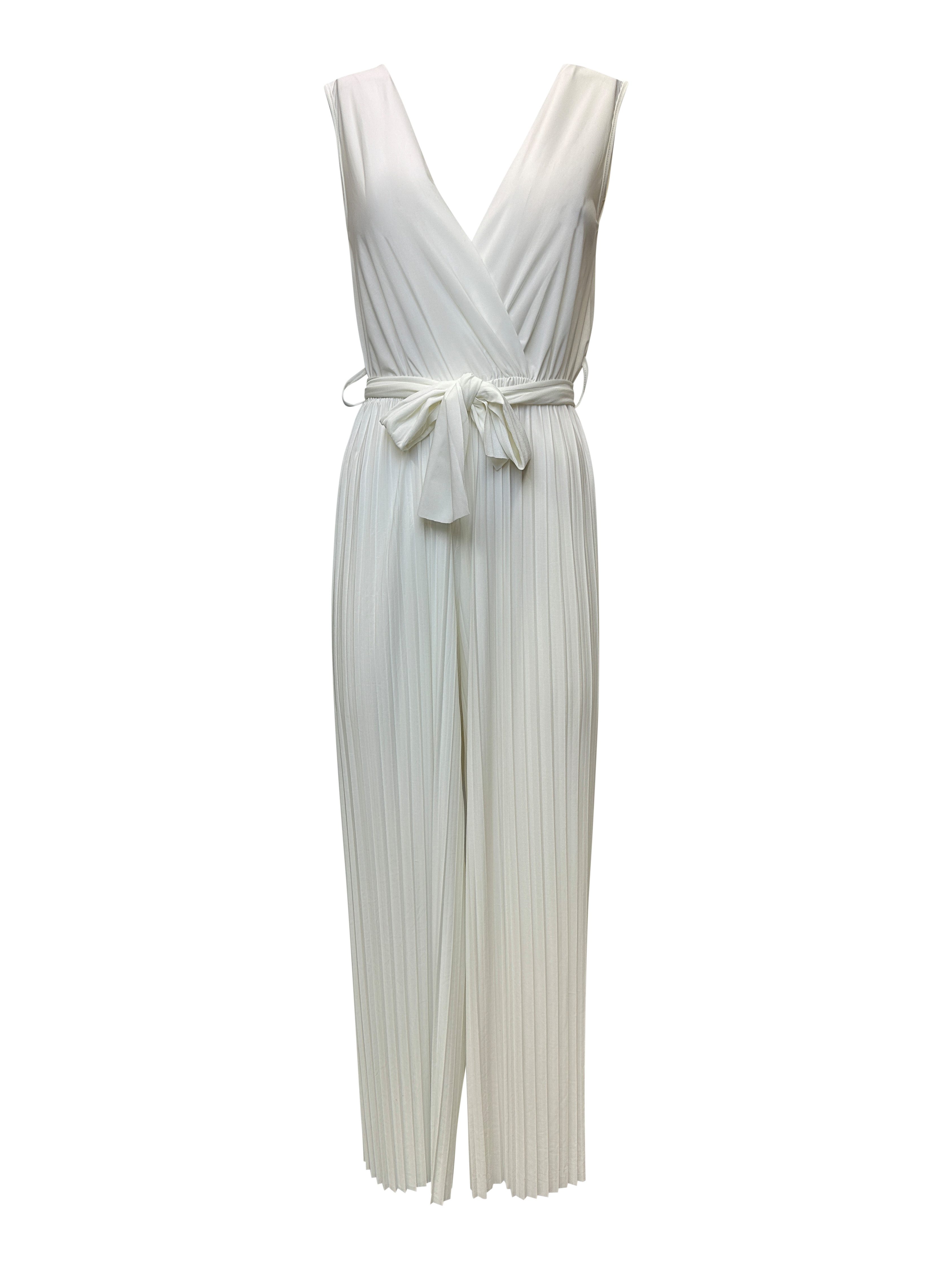 Worldclassca Jumpsuit Worldclassca Jumpsuit Pleated Overalls mit Gürtel Ärm günstig online kaufen