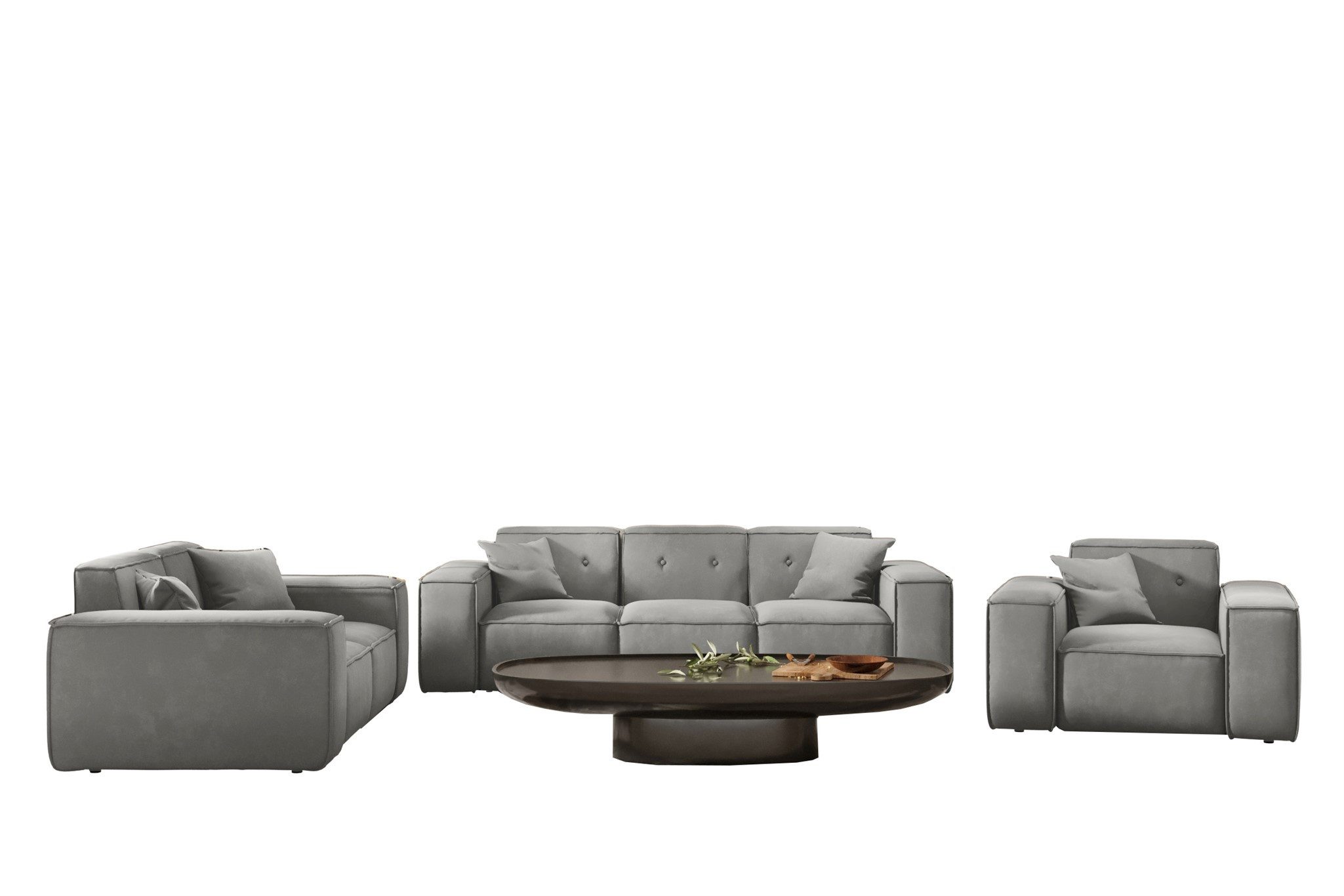 Fun Möbel Polstergarnitur Sofaset Designersofa CESINA günstig online kaufen