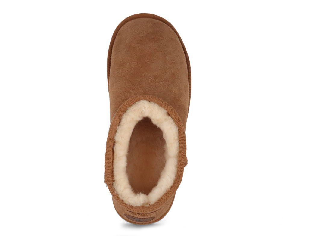 thies Mega Shorty Boots Hausschuh reines Schaffell