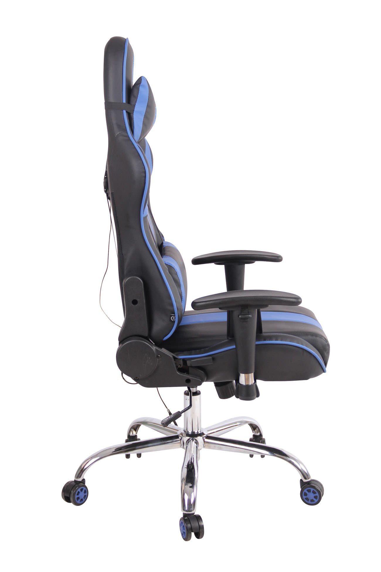 Limit XM Massagefunktion mit Chair Kunstleder, CLP schwarz/blau Gaming
