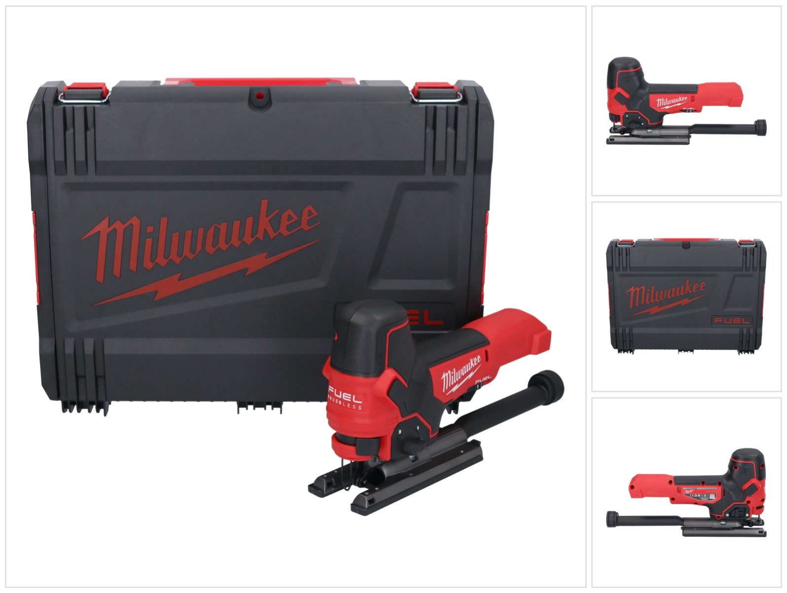 Milwaukee Kompakt-Handkreissäge M18 FBJS-0X Akku Stichsäge 18 V Brushless (4933464799) + HD Box - o