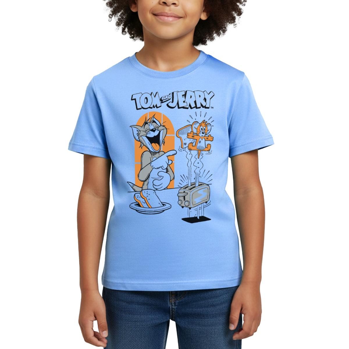 T-Shirt Tom Und Jerry Mäusetoast Kinder T-Shirt