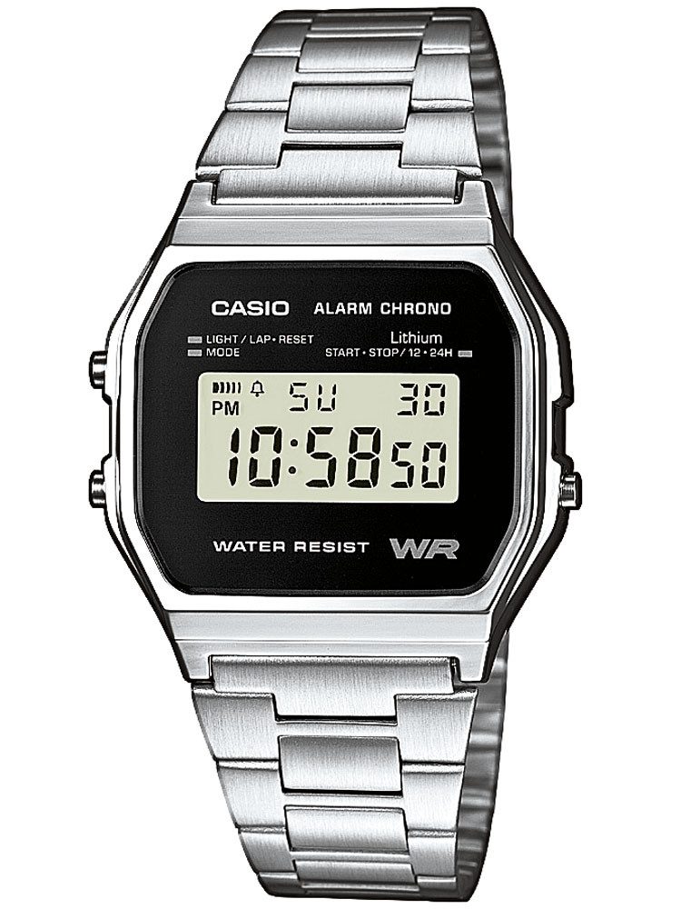CASIO Quarzuhr CASIO A158WEA-1EF Collection Unisex Uhr 33mm 3ATM CASIO A158WEA-1EF Collection Unisex Uhr 33mm 3ATM