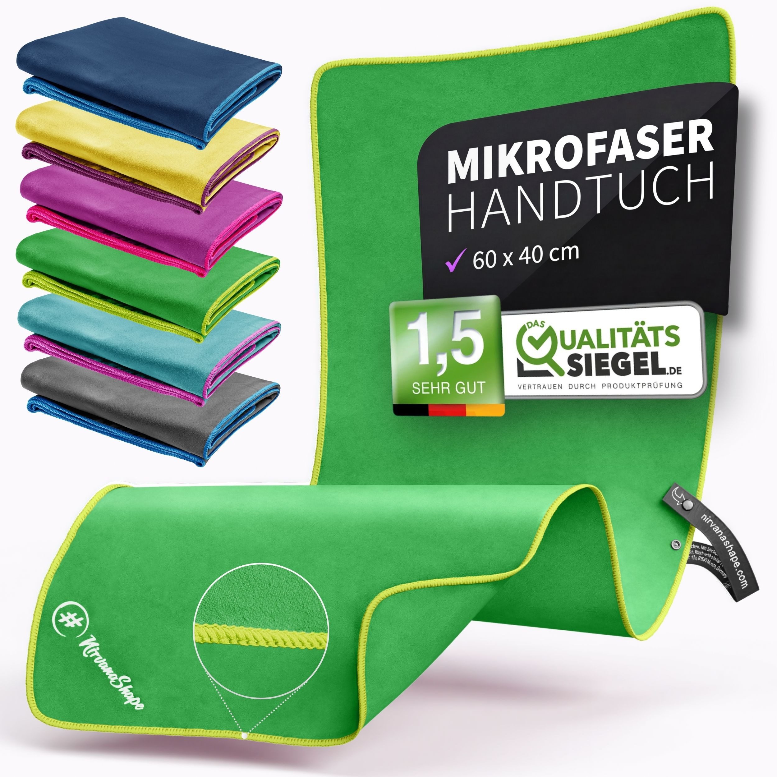 Reisehandtuch Mikrofaser Handtücher Set, Badehandtuch, Reisehandtuch, Strandtuch